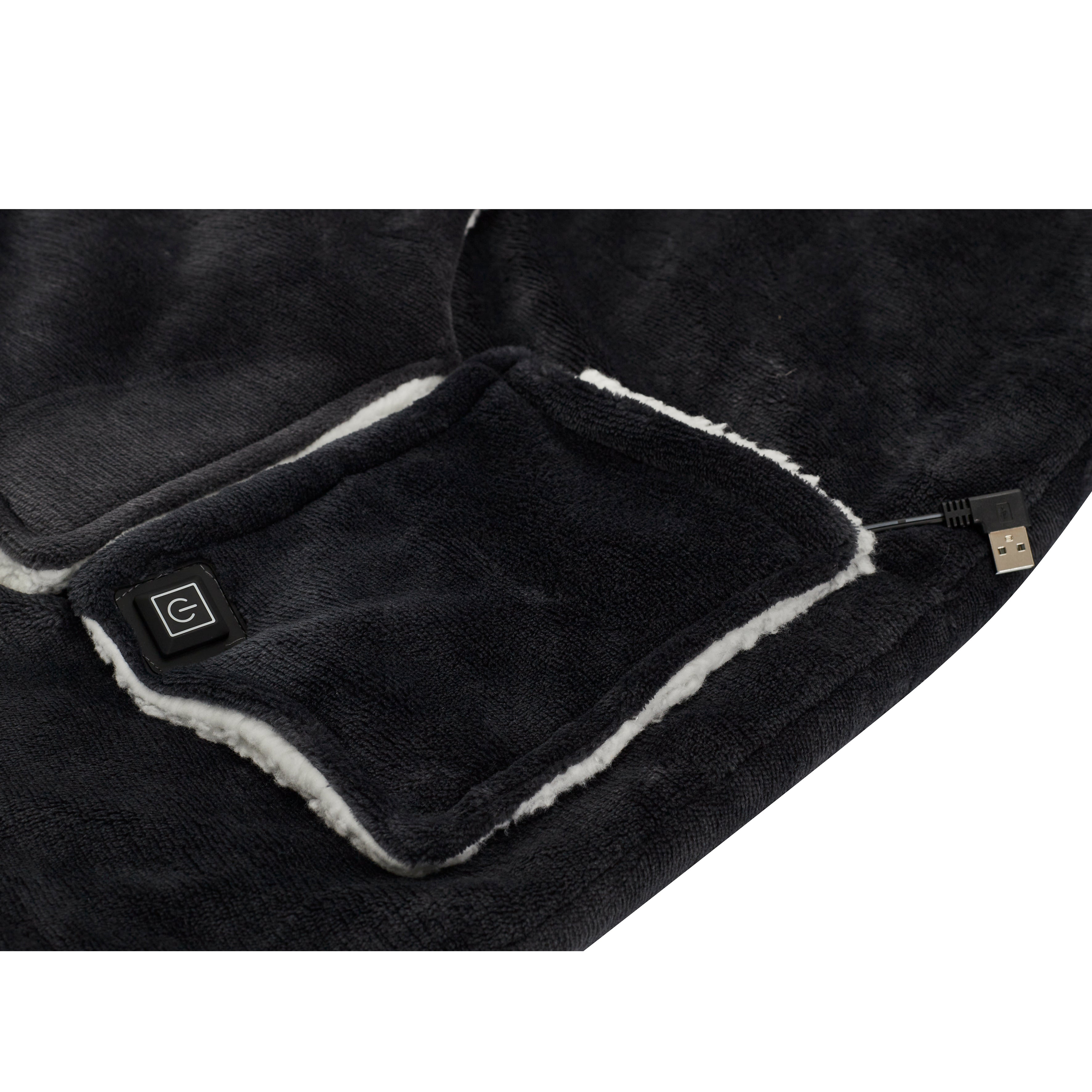 SWEAT PLAID CHAUFFANT GRIS