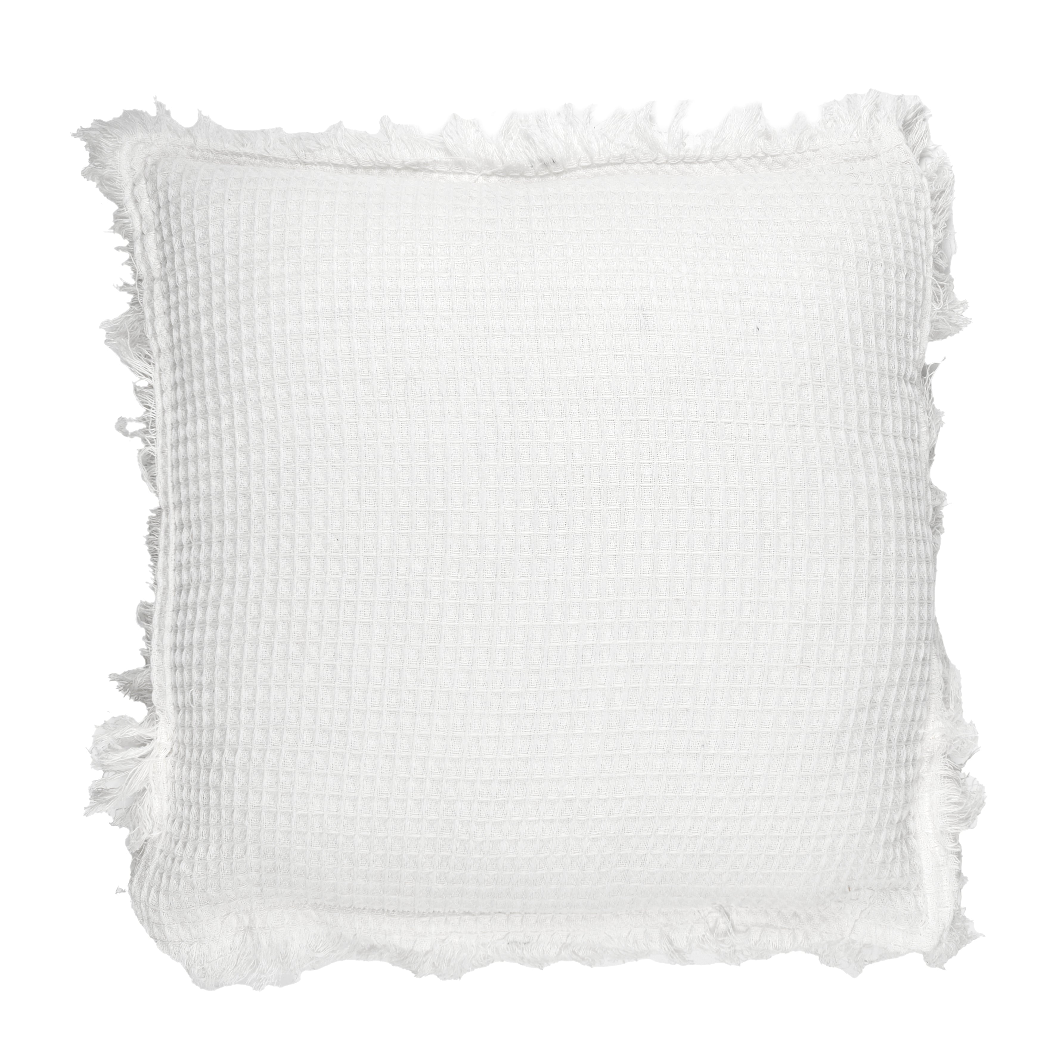 COUSSIN GAUFRE IVOIRE 40X40CM
