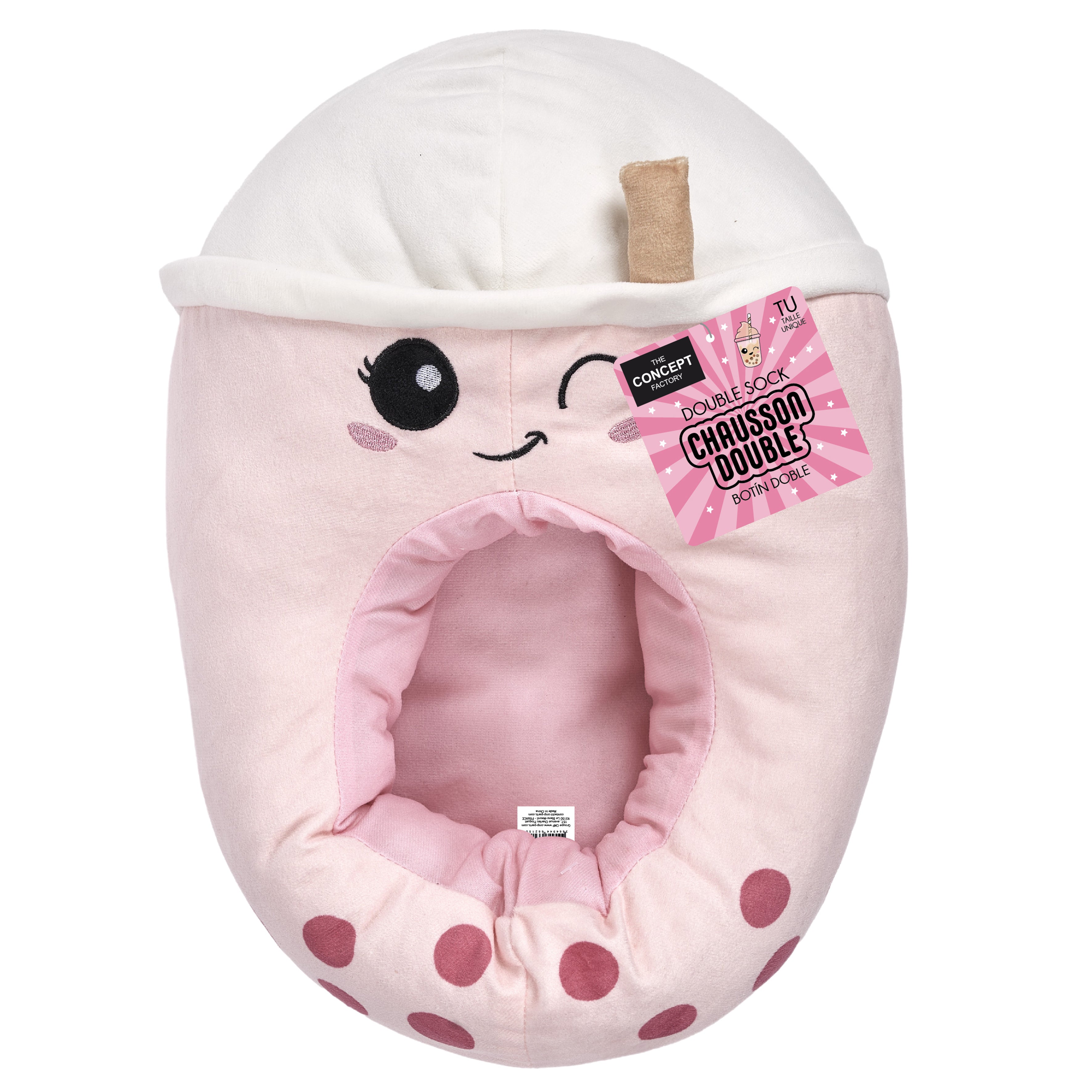 CHAUSSONS DOUBLE KAWAII ROSE