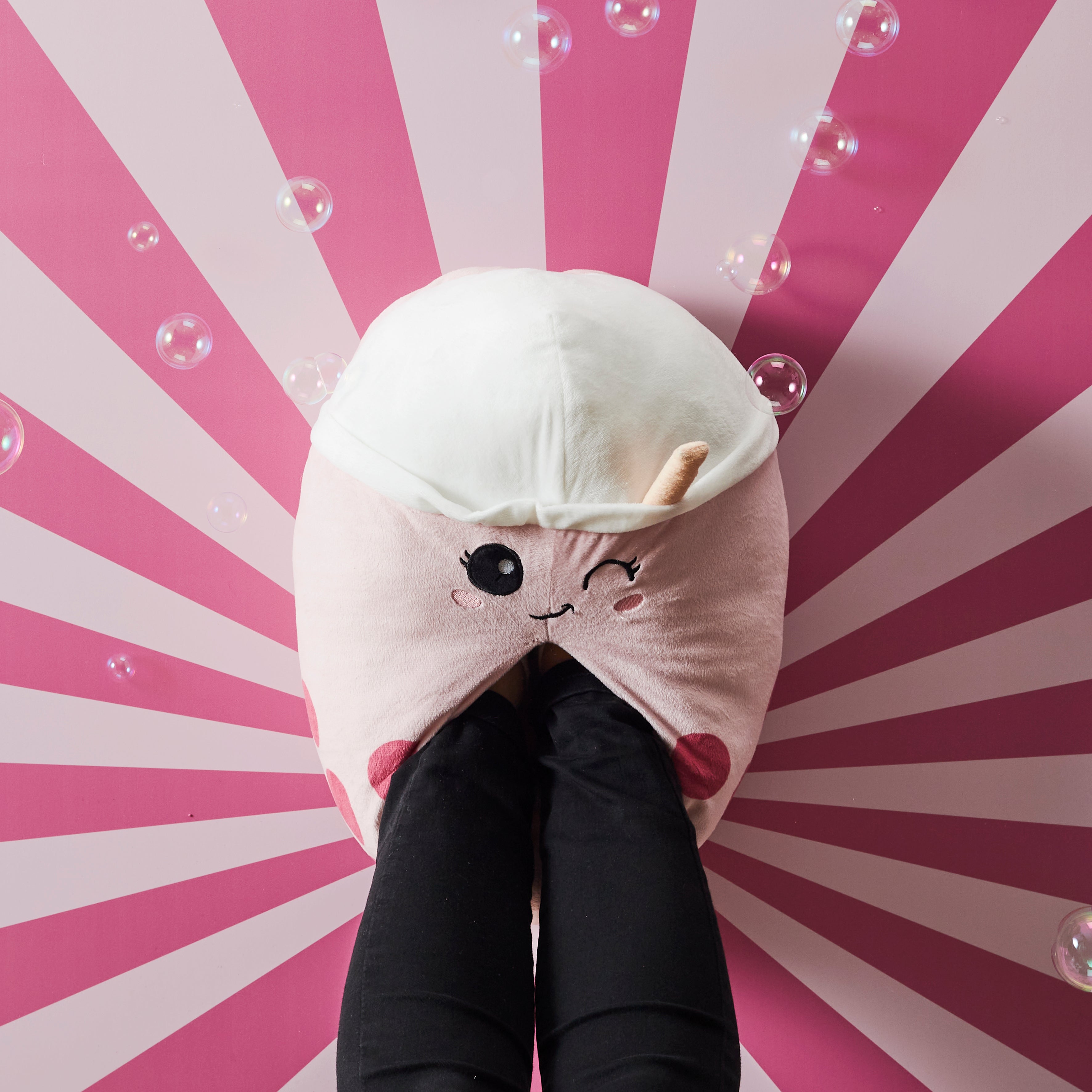 CHAUSSONS DOUBLE KAWAII ROSE