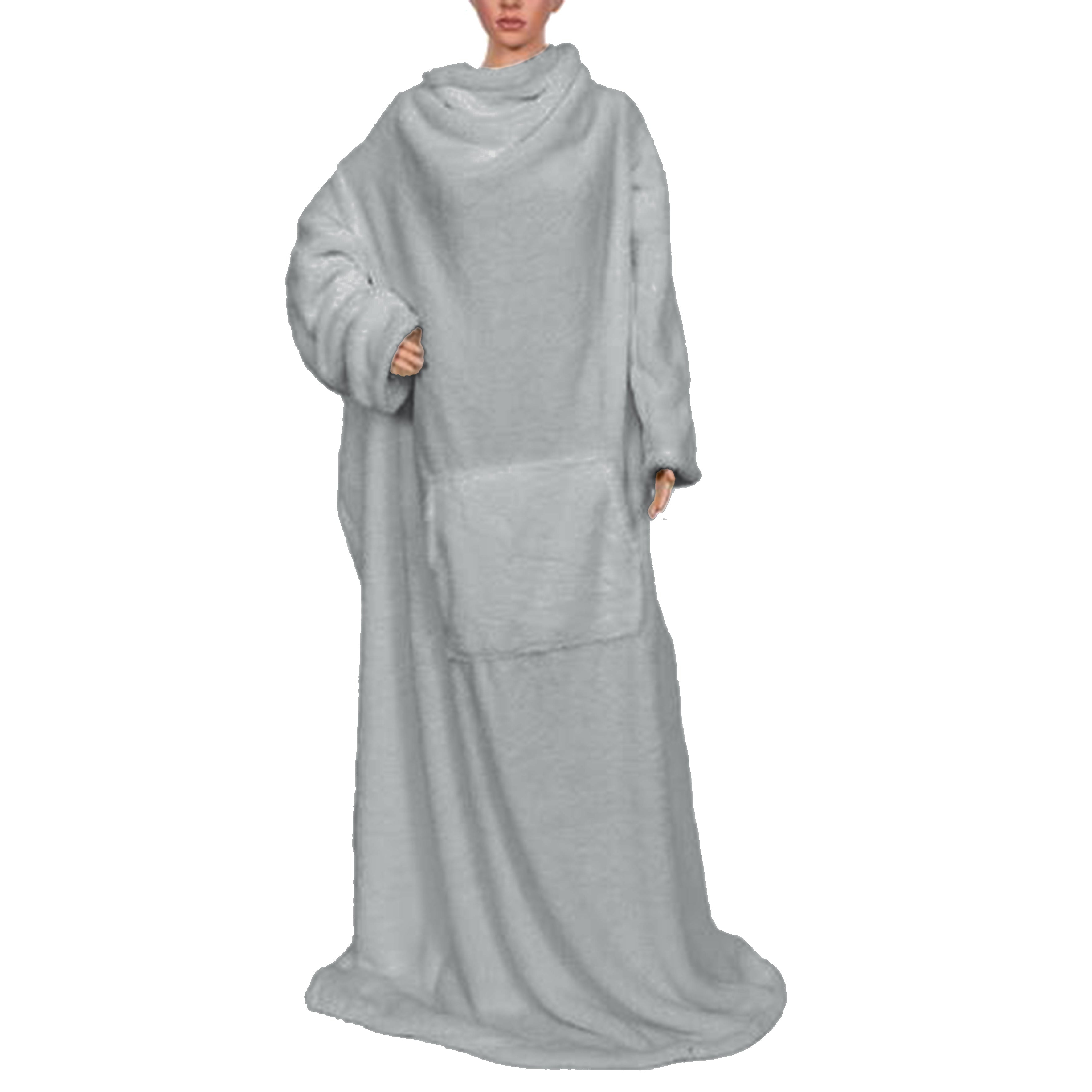 PLAID A MANCHES GRIS CLAIR