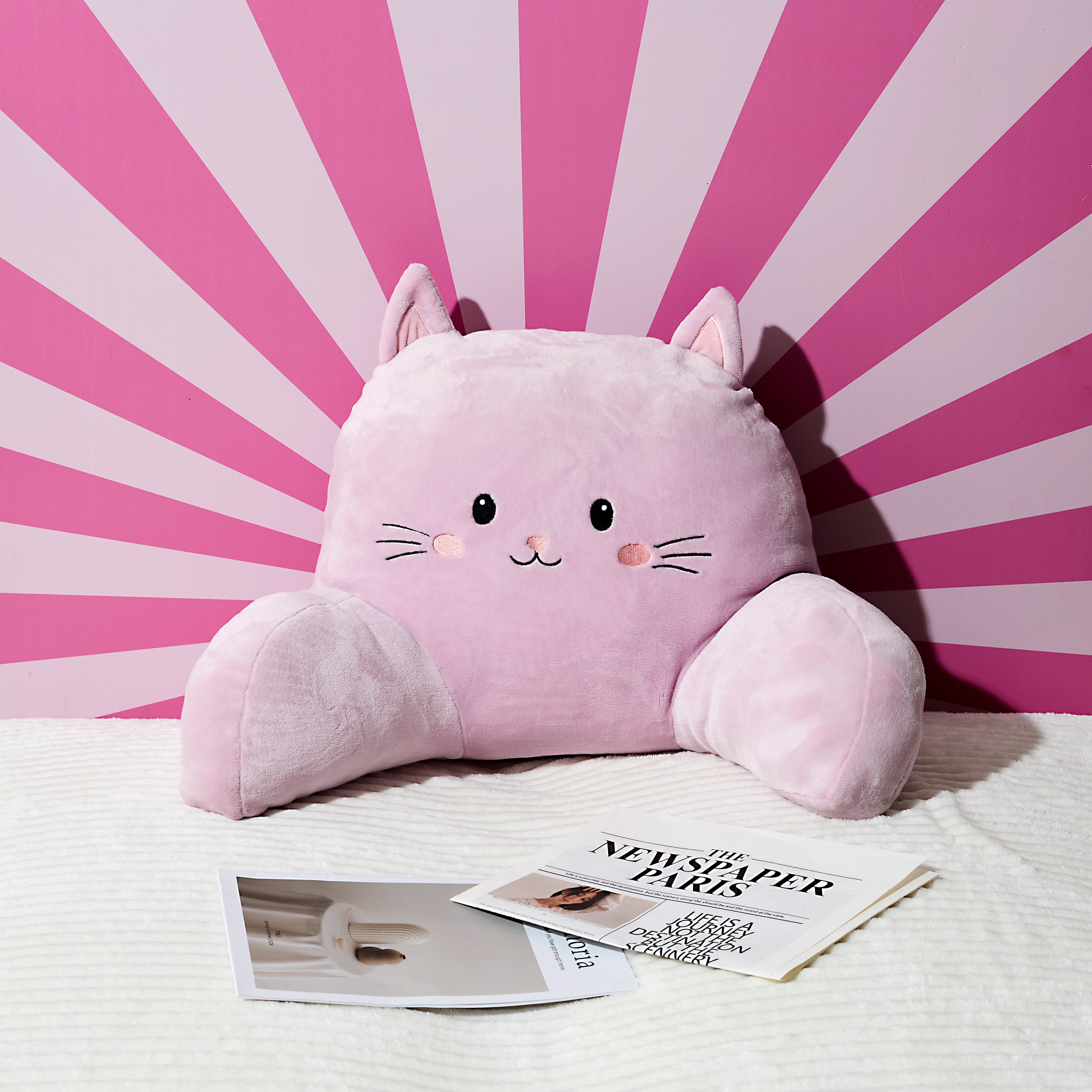 COUSSIN DE LECTURE KAWAII CRÈME