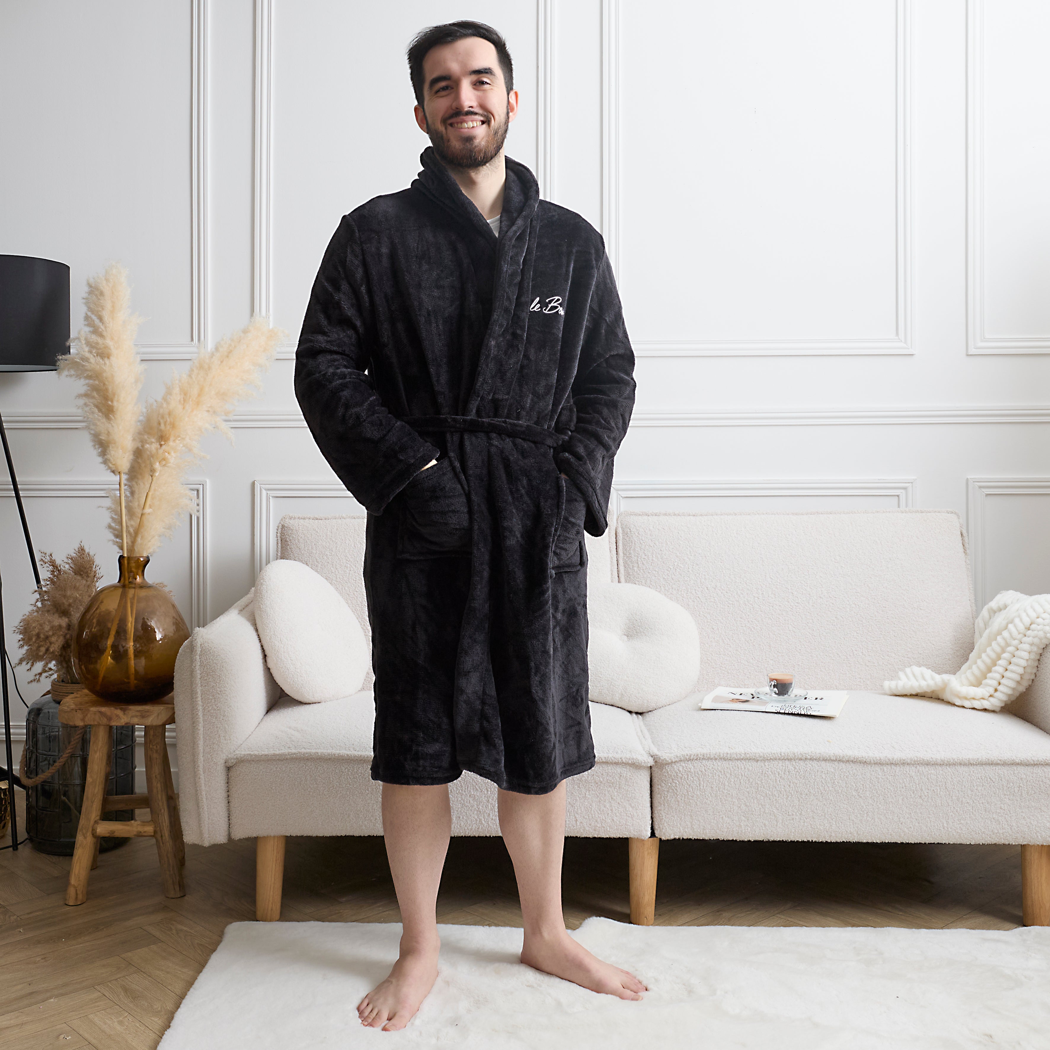 ROBE DE CHAMBRE POLAIRE HOMME BOSS