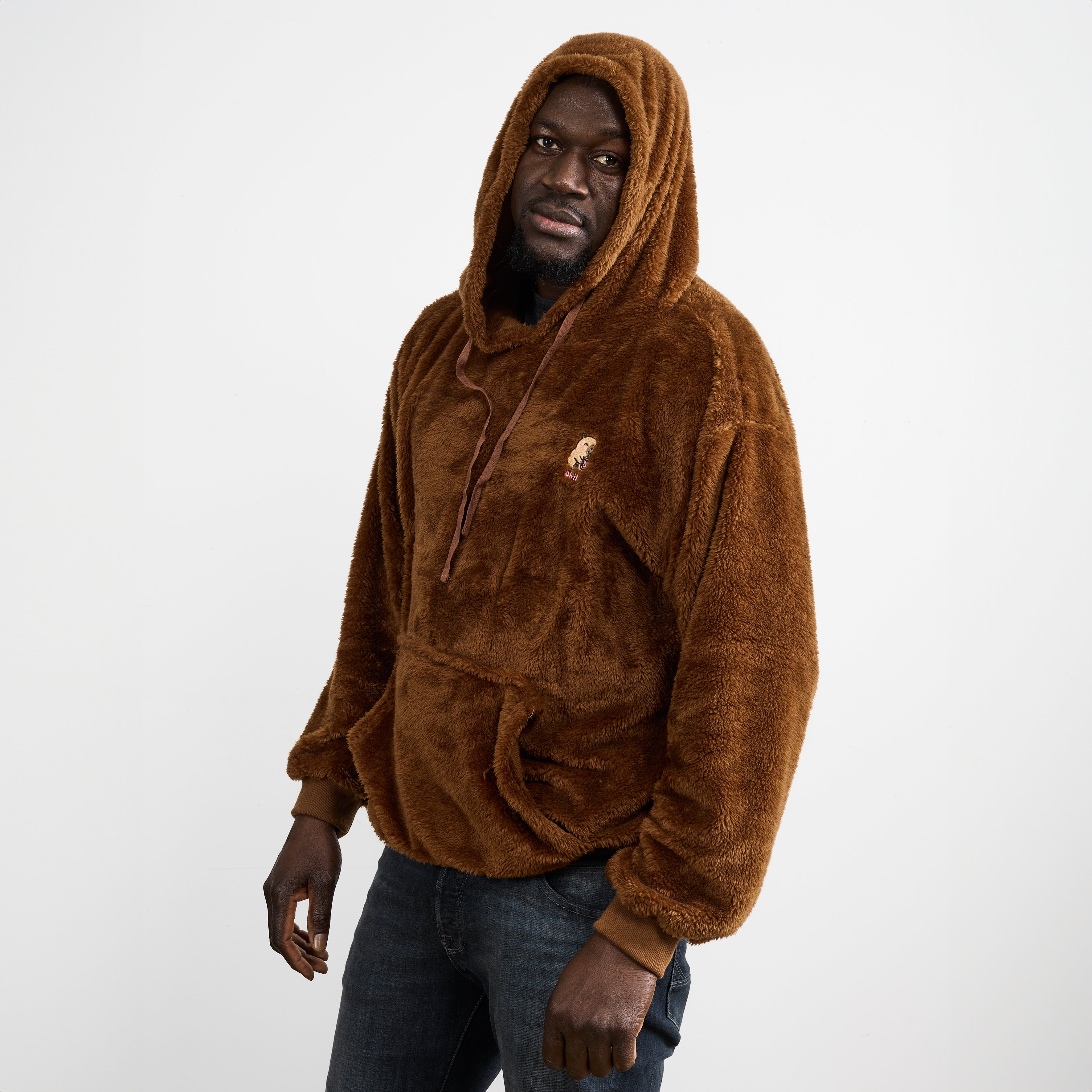 SWEAT A CAPUCHE INTERIEUR SHERPA CAPYBARA