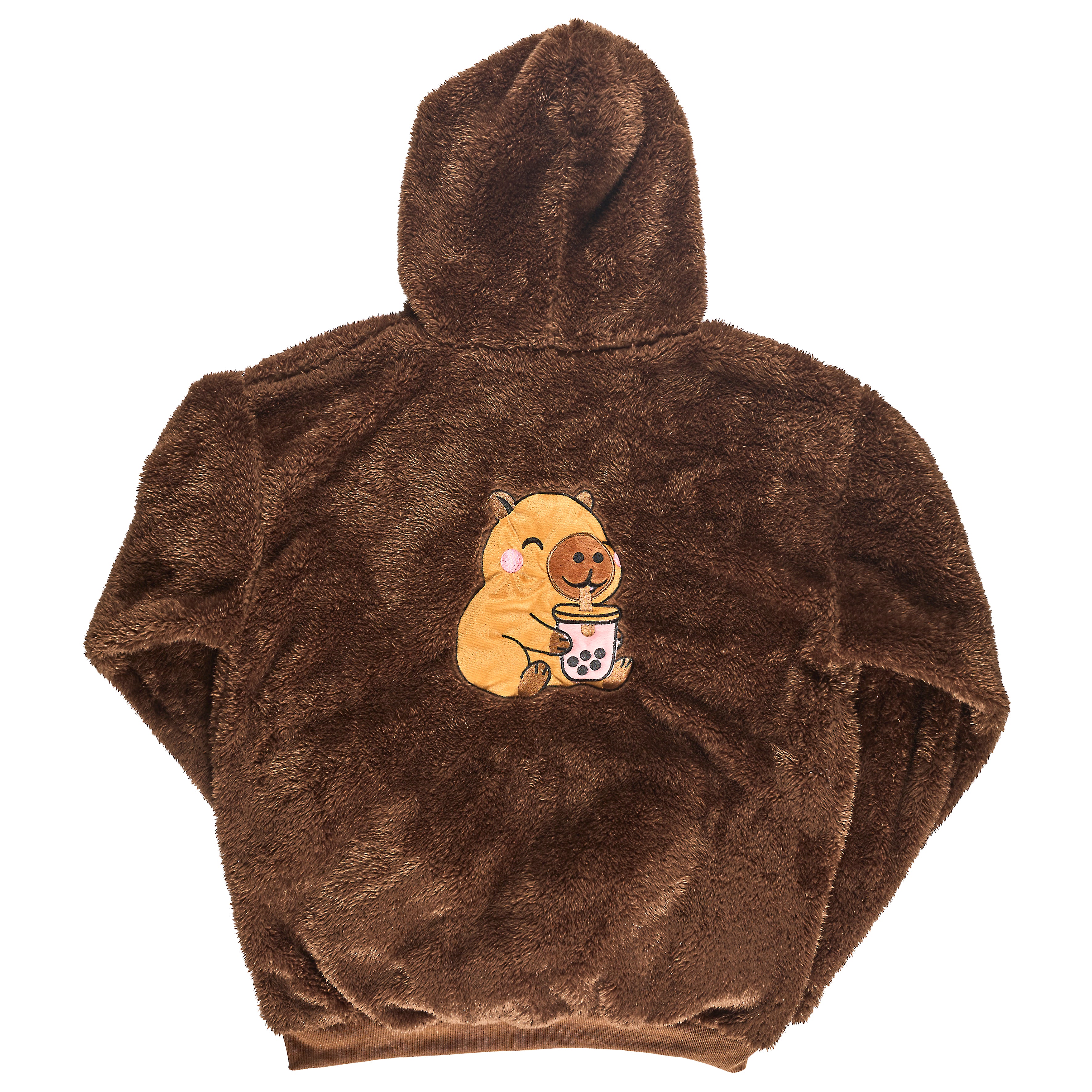 SWEAT A CAPUCHE INTERIEUR SHERPA CAPYBARA