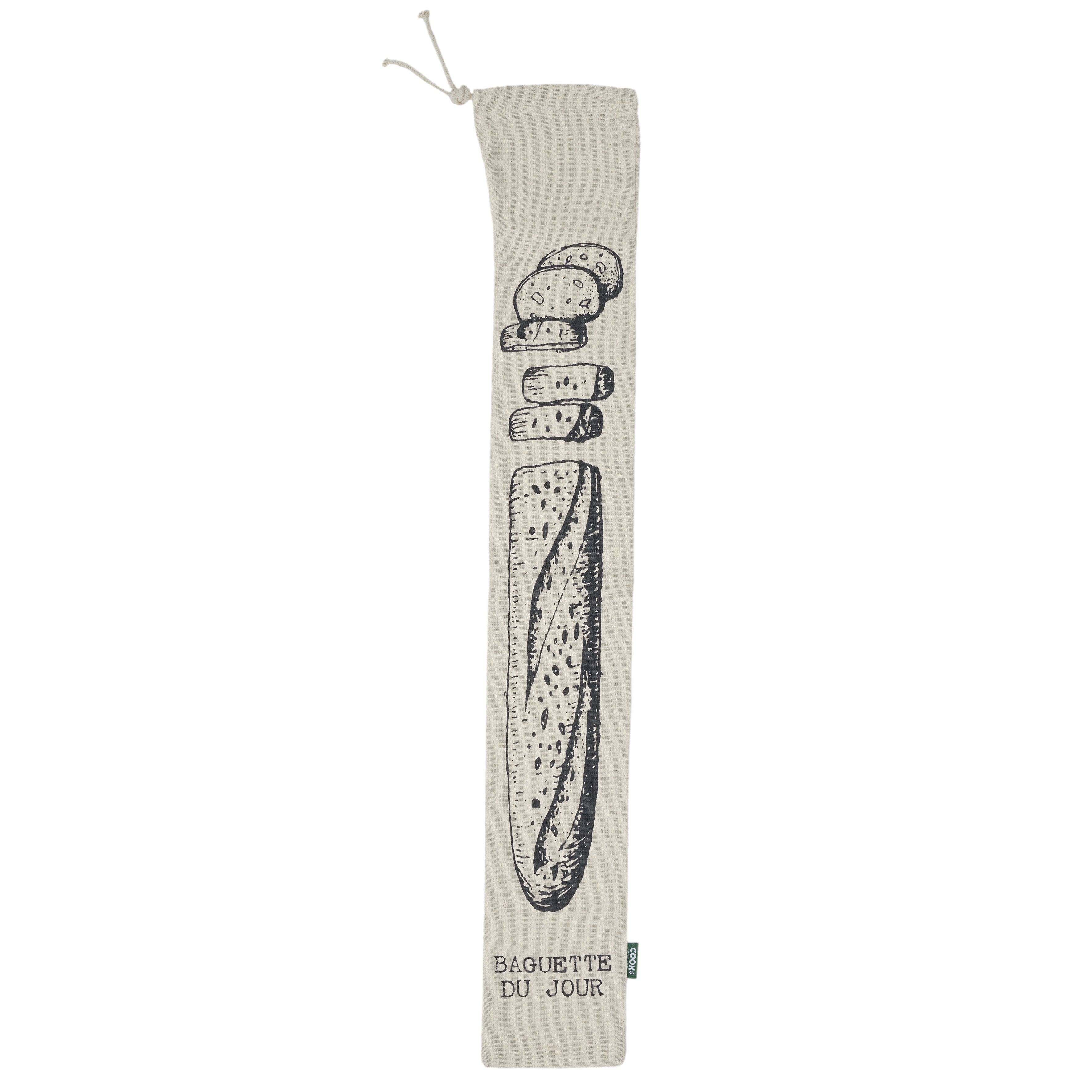 SAC A BAGUETTE EN COTON 70X10CM