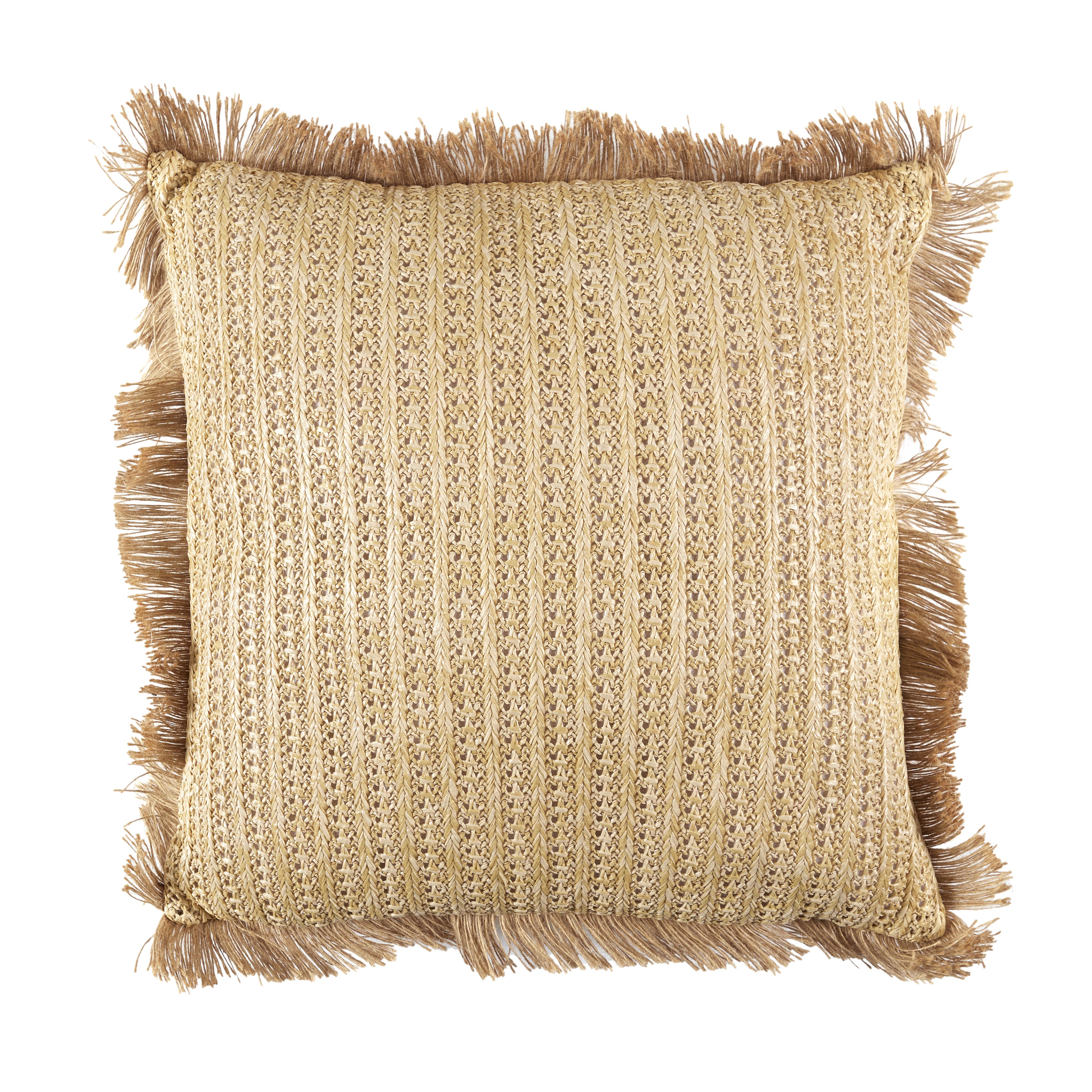 COUSSIN EFFET RAPHIA DEHOUSSABLE 40X40CM