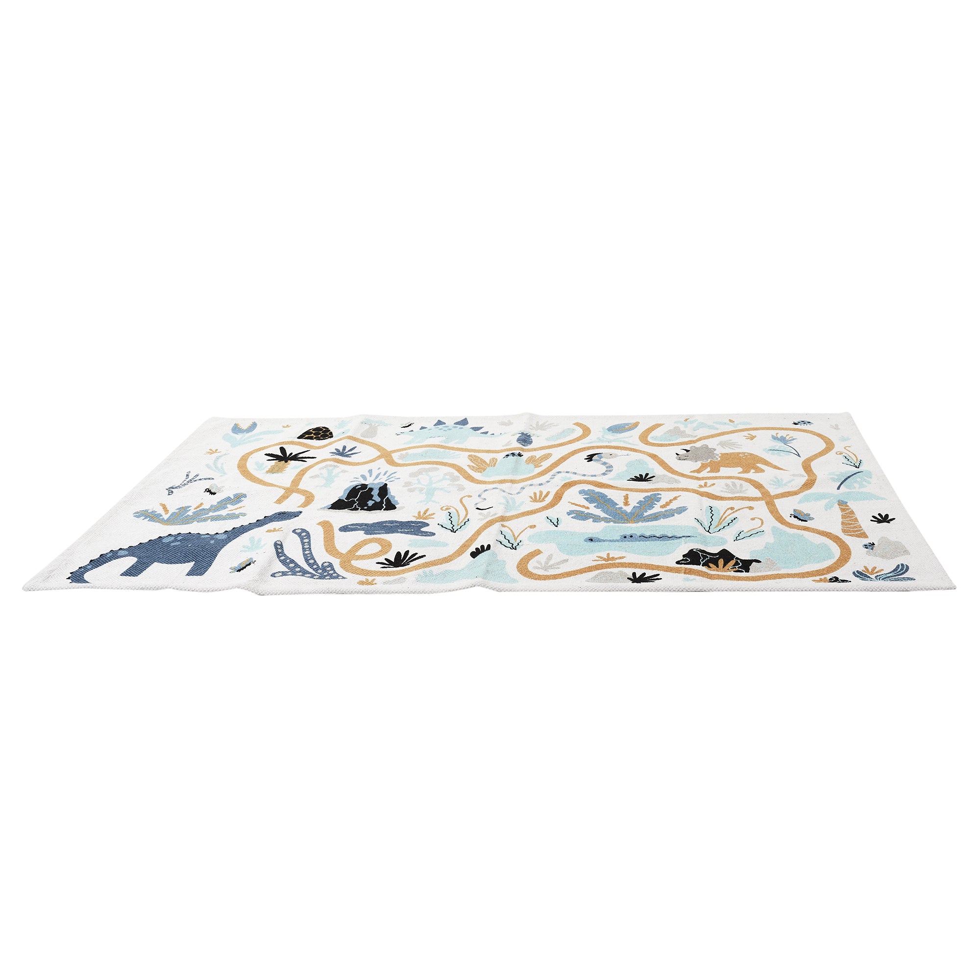 TAPIS COTON DINO 140X70CM