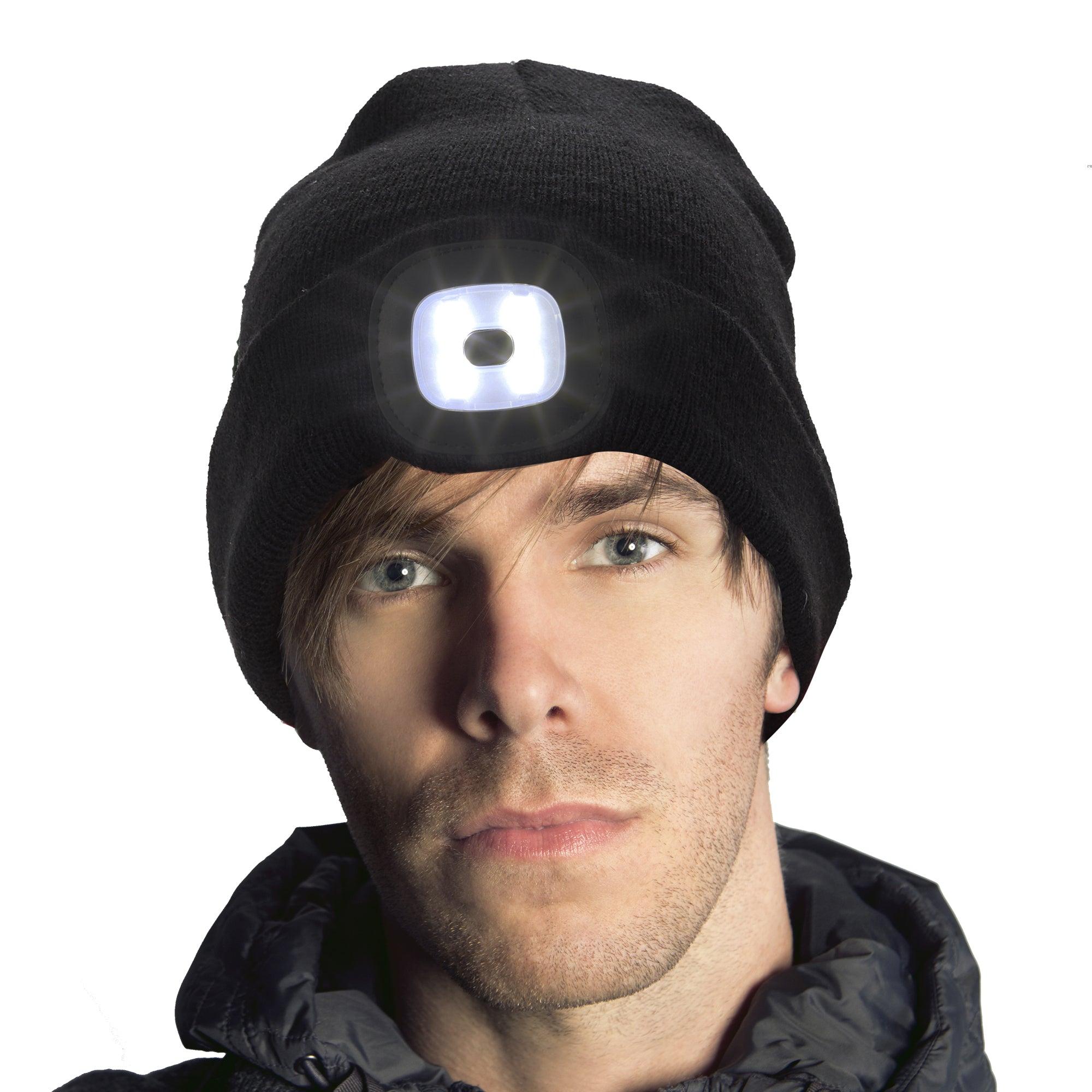 BONNET LED RECHARGEABLE USB ADULTE