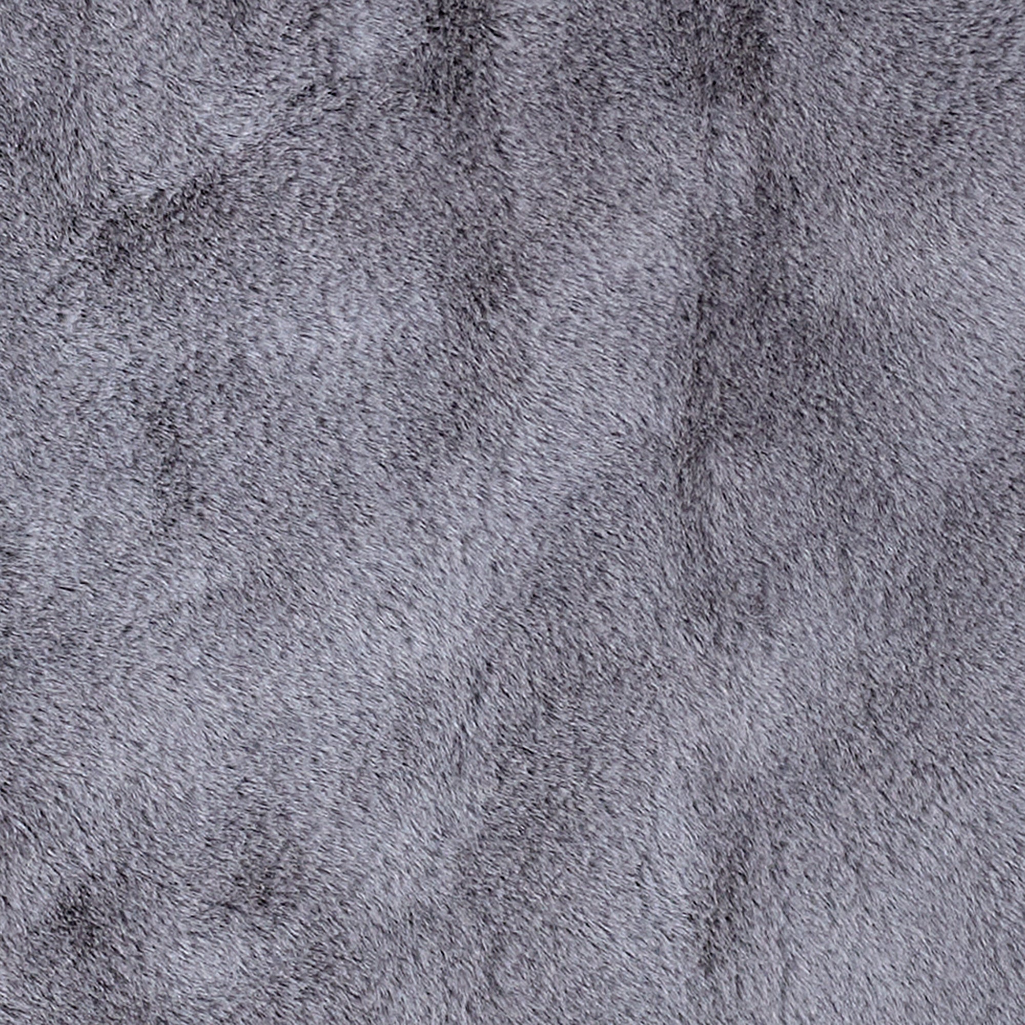 TAPIS IMITATION FOURRURE FIN GRIS 120X170CM