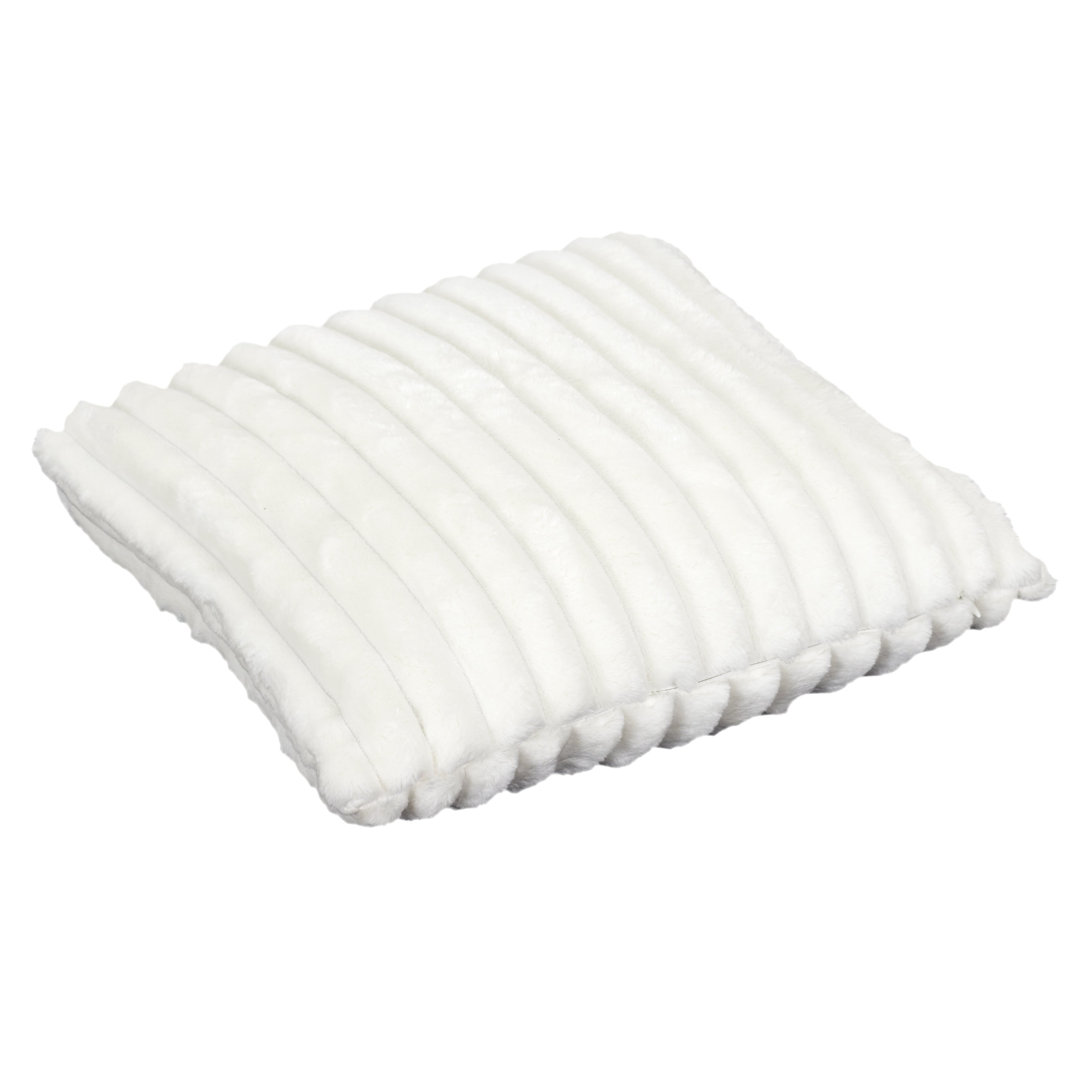 COUSSIN FLANELLE ECRU GROSSE COTE 40X40CM