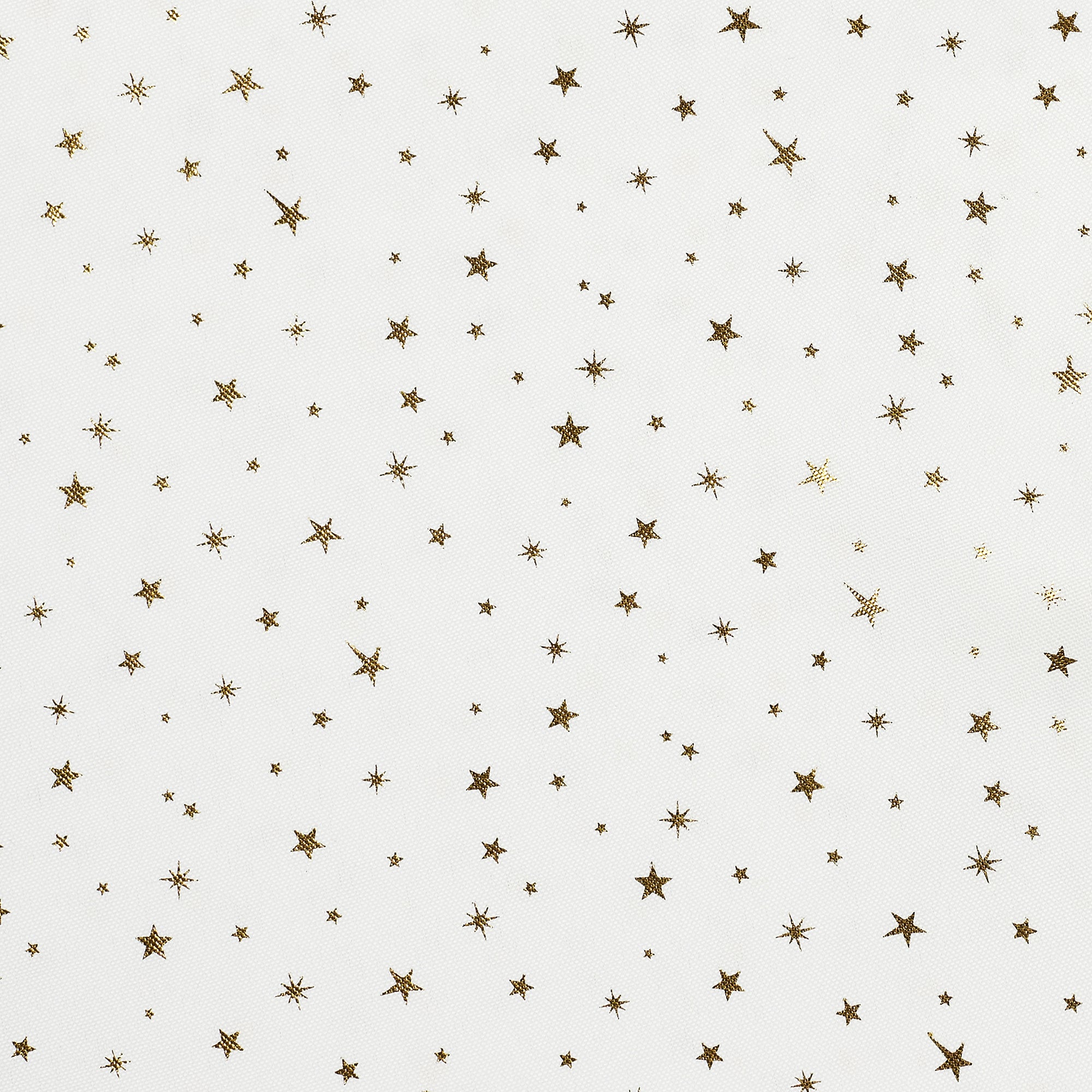 NAPPE MOTIF ETOILE DOREE 140X250CM