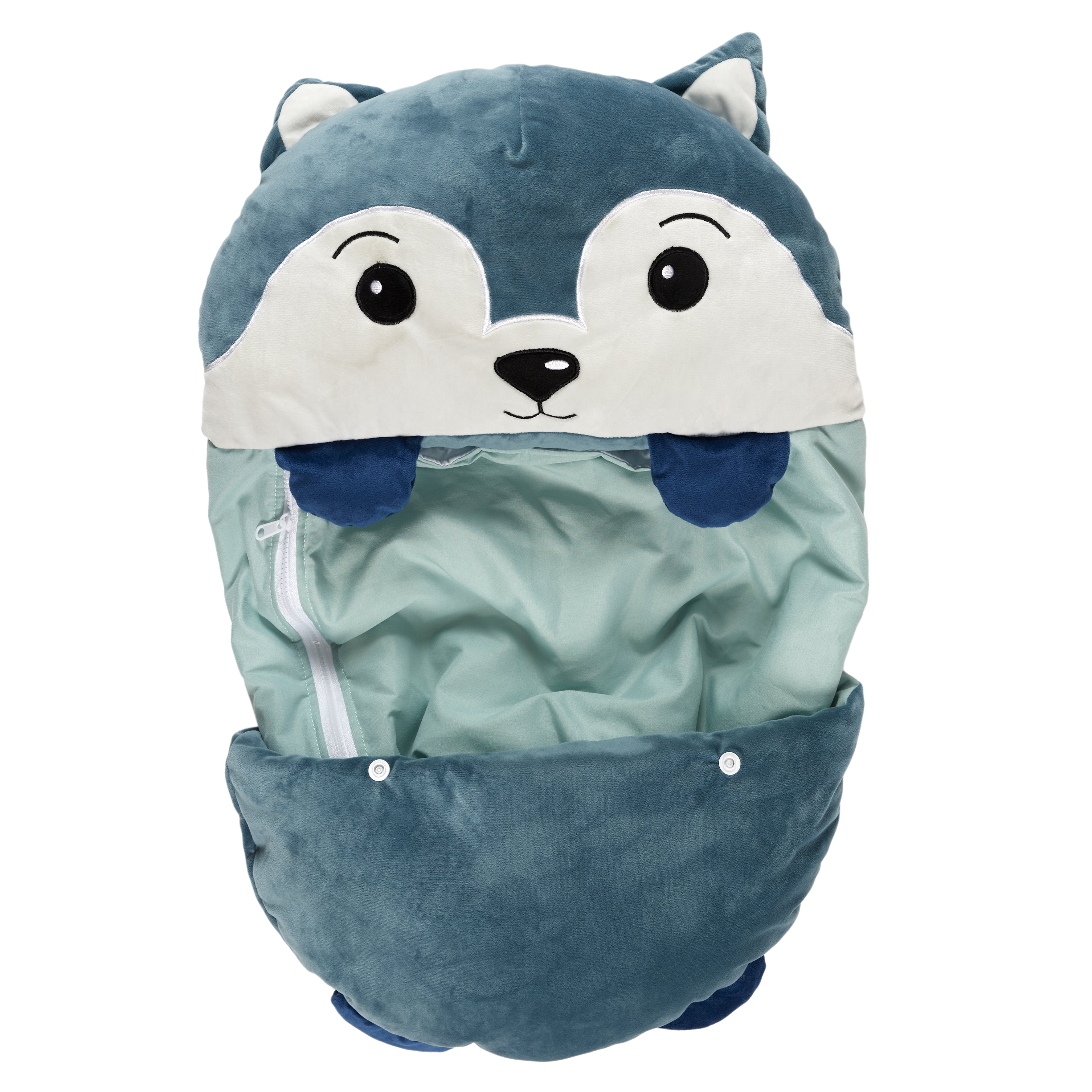 SAC DE COUCHAGE LOUP CONVERTIBLE 130X50CM