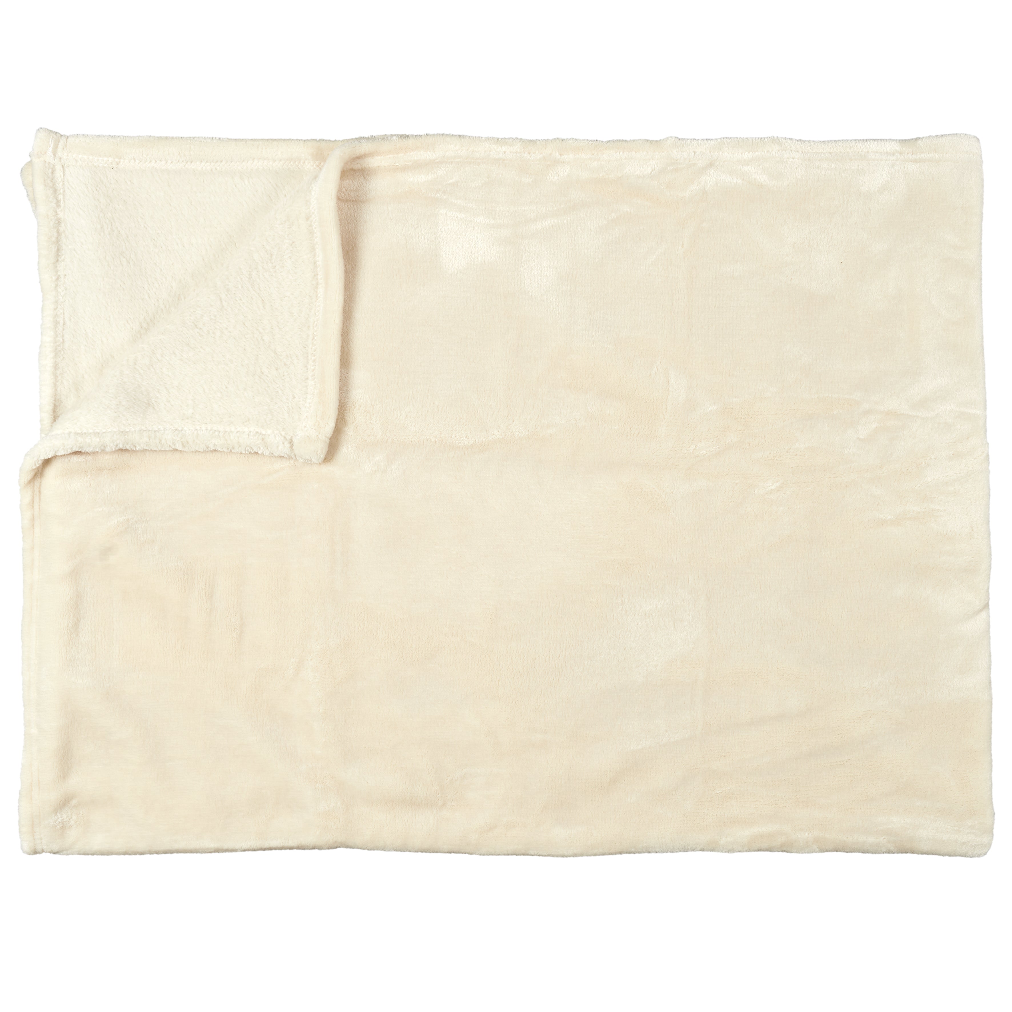 PLAID FLANELLE BEIGE 125X150CM