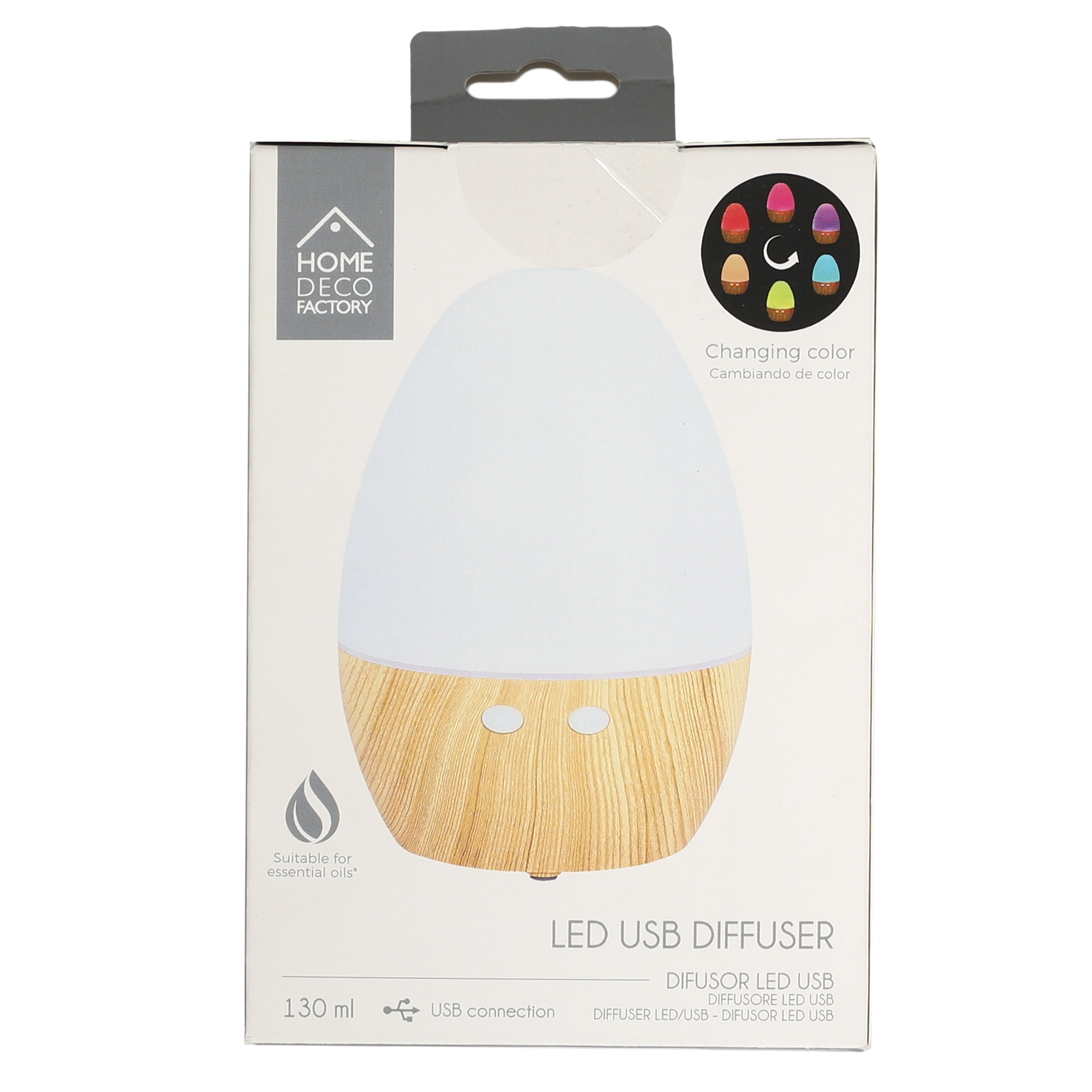 DIFFUSEUR LED USB 130ML