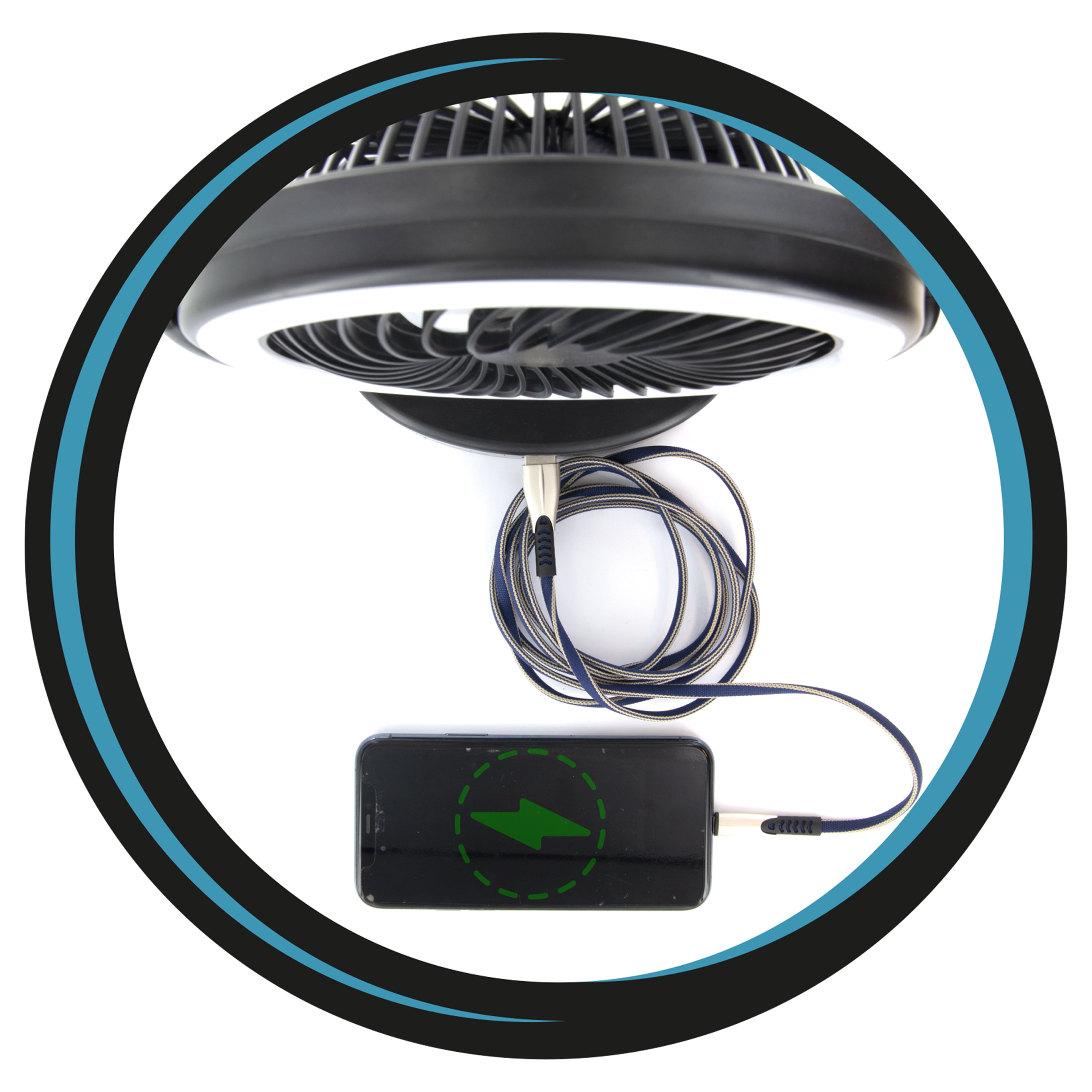 VENTILATEUR LAMPE LED