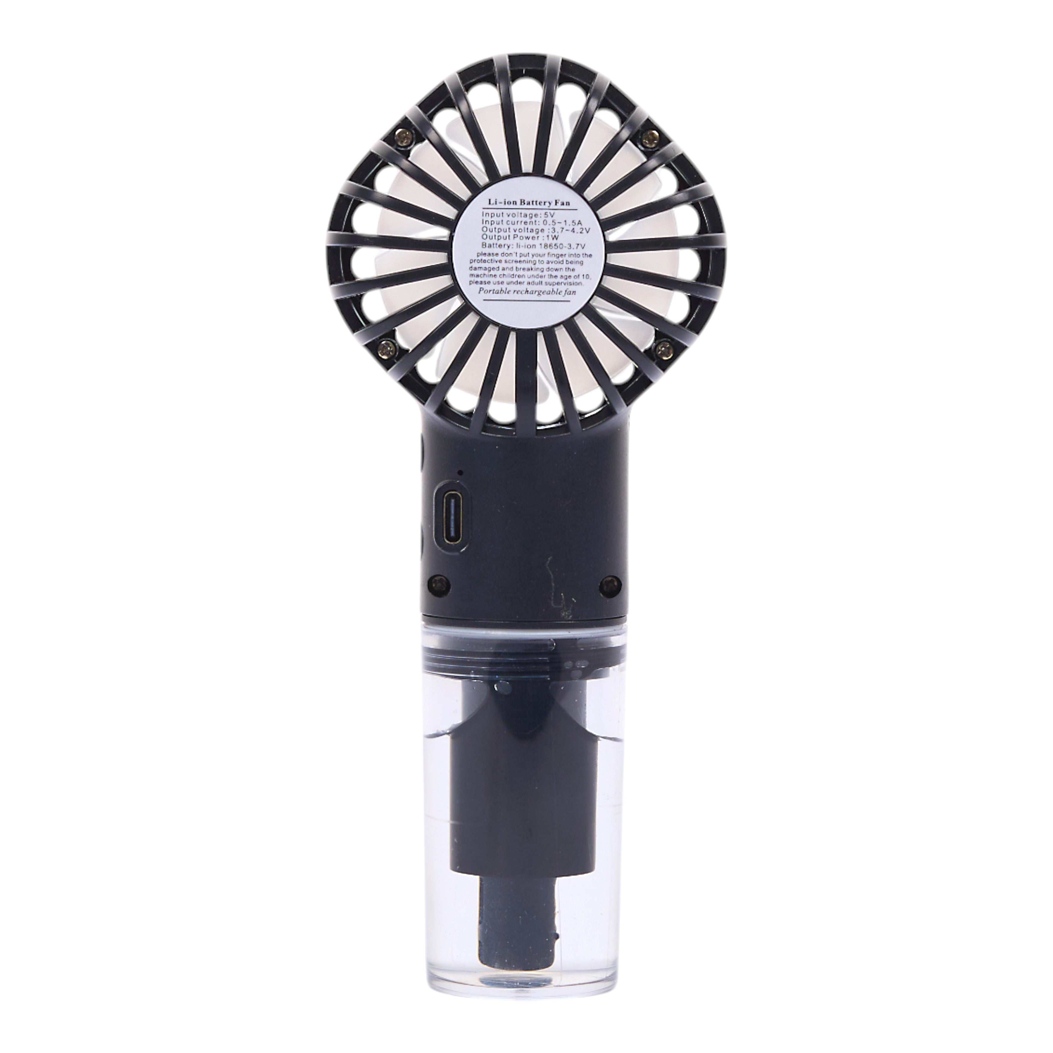 VENTILATEUR BRUMISATEUR RECHARGEABLE