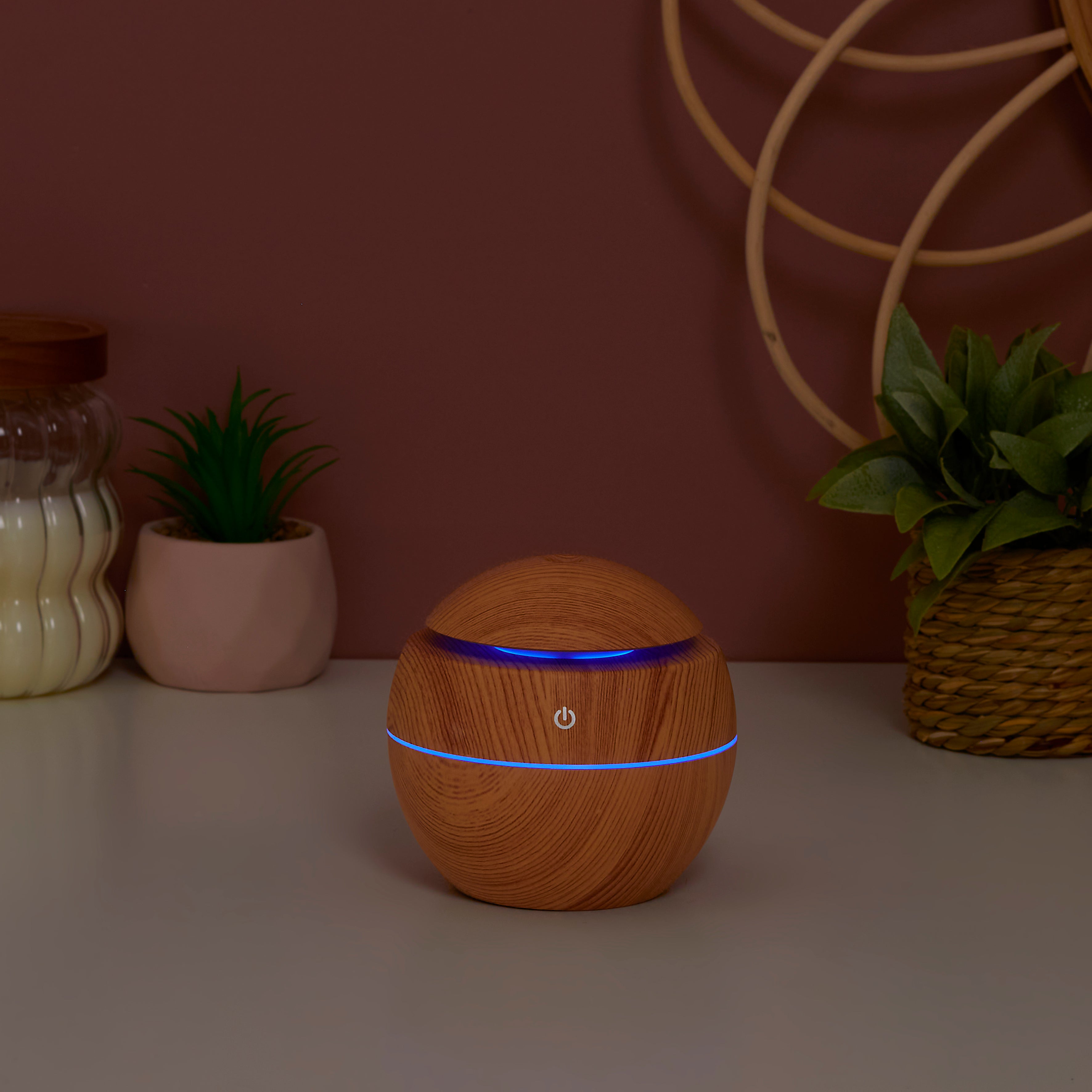 DIFFUSEUR SPHERE EFFET BOIS
