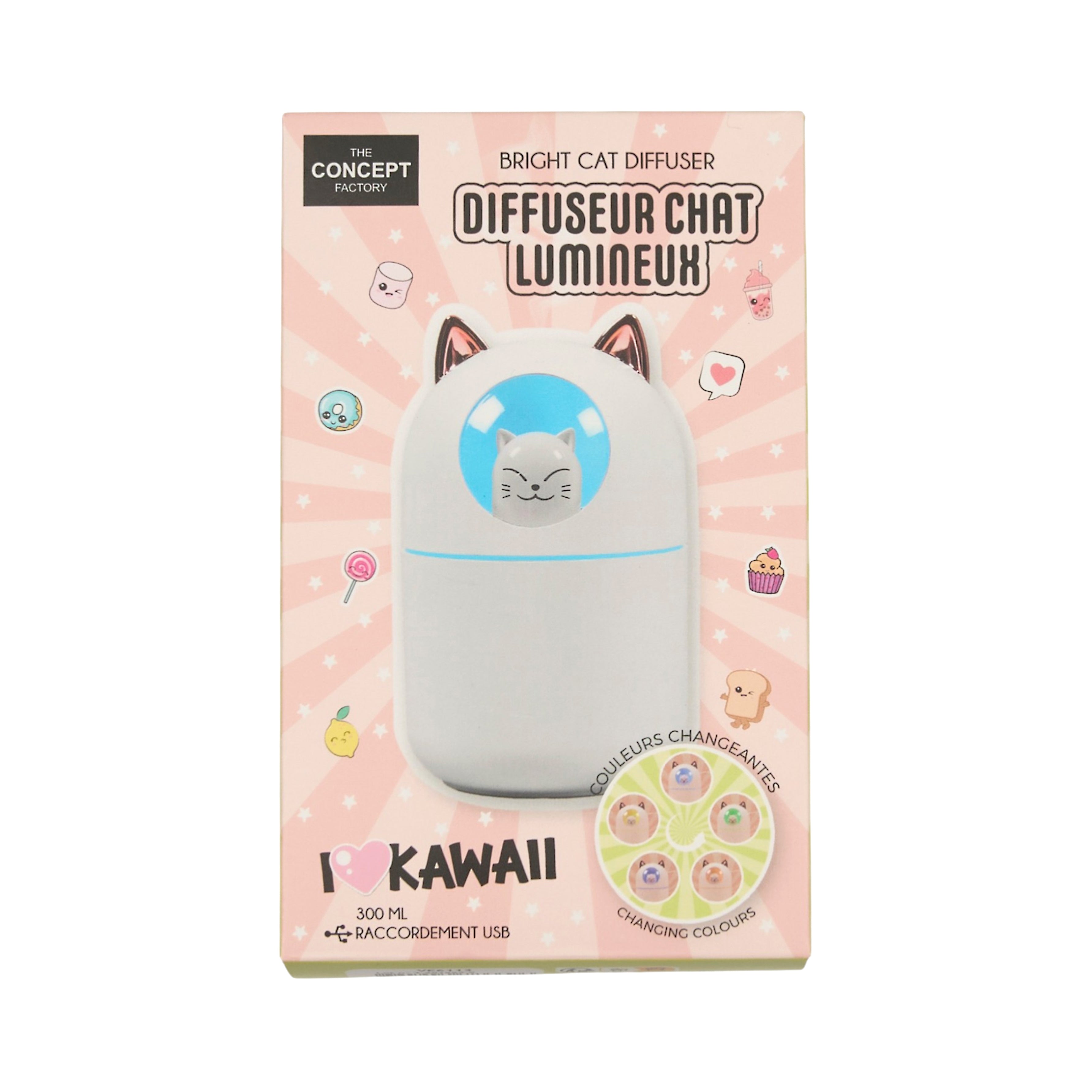 DIFFUSEUR CHAT H14CM KAWAII