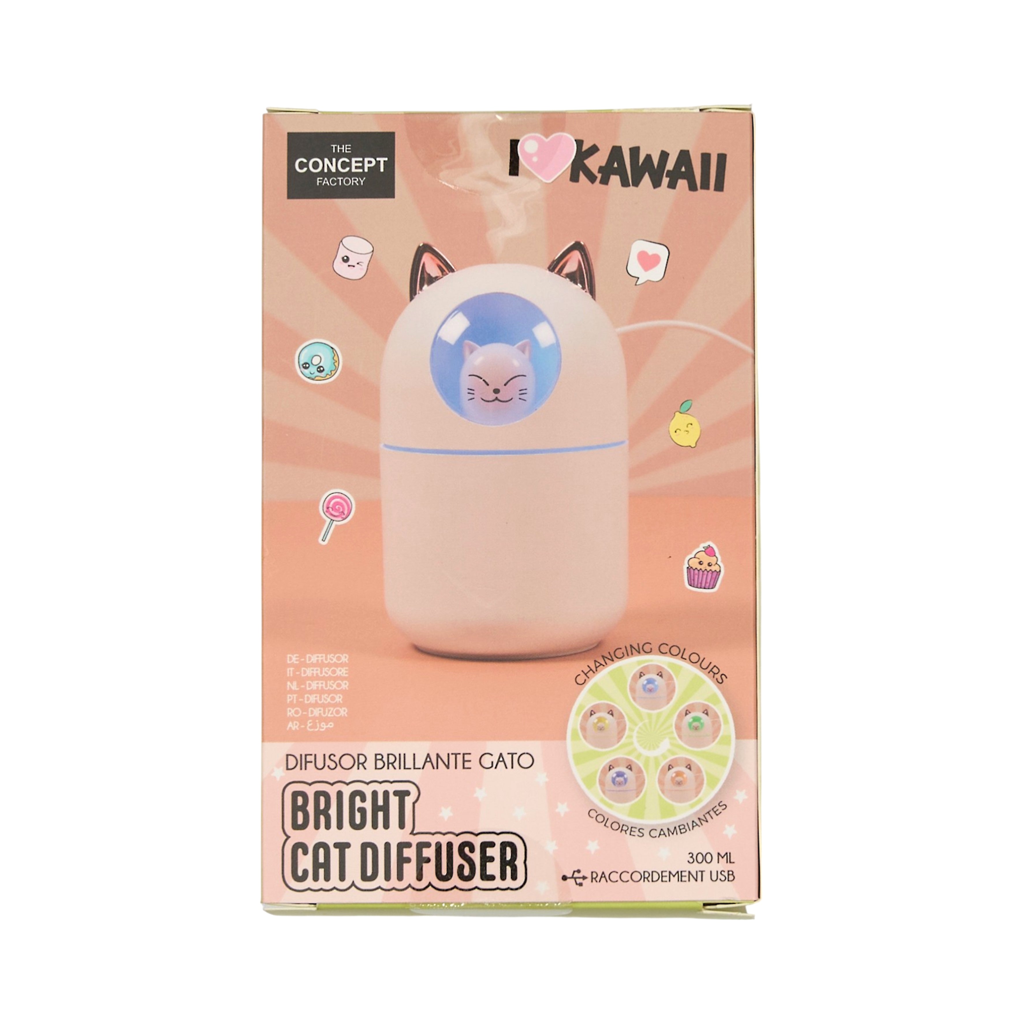 DIFFUSEUR CHAT H14CM KAWAII