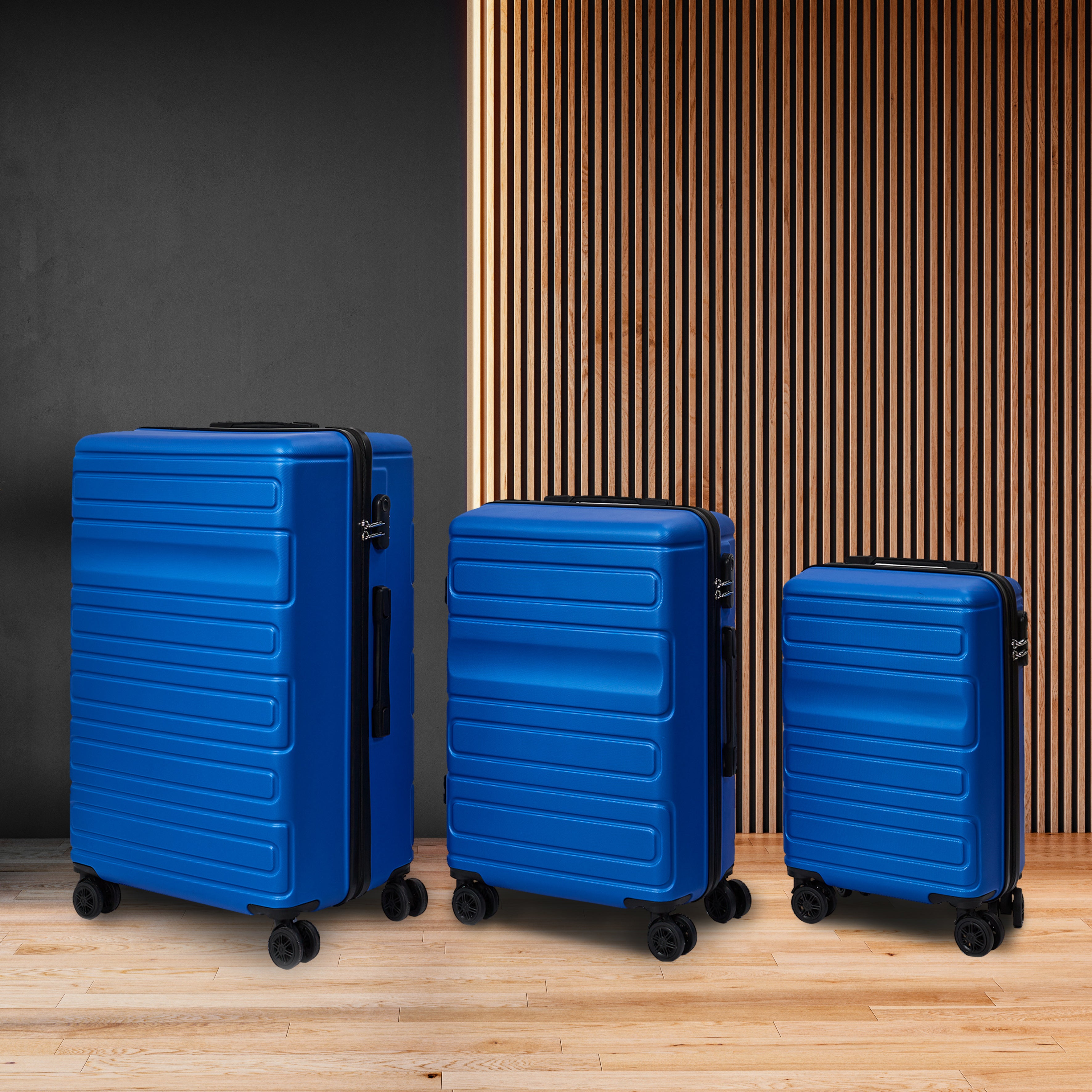 VALISE ACAPULCO BLEU X3 35L 66L 104L
