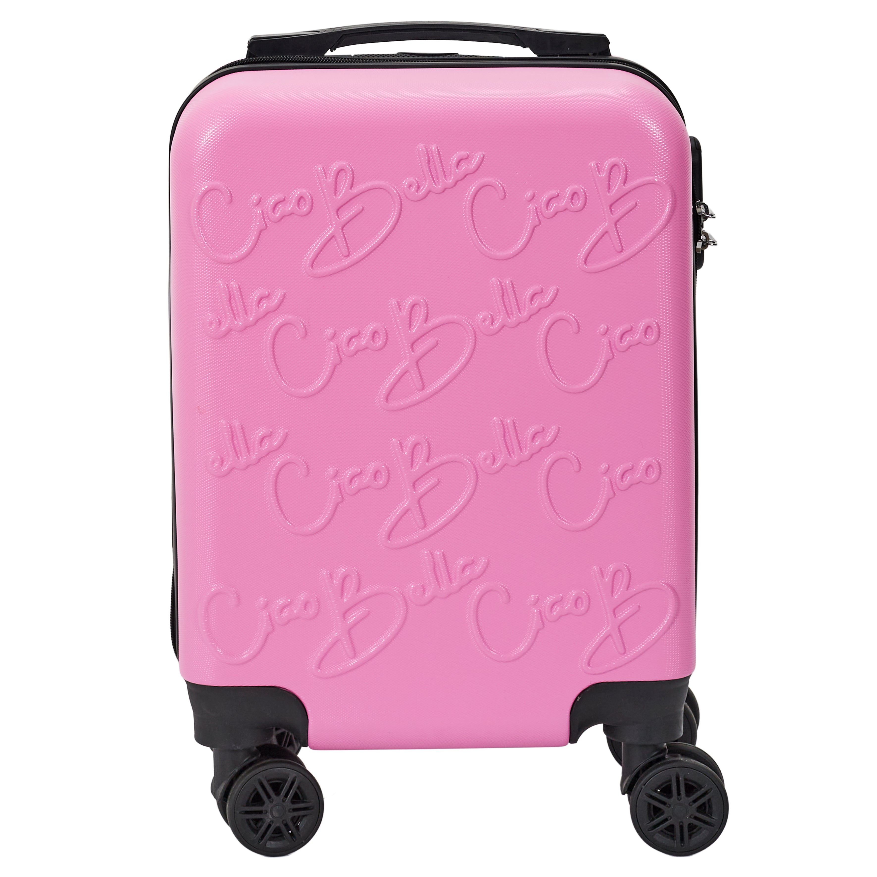 VALISE CABINE EMBOSSEES ROSE 29L