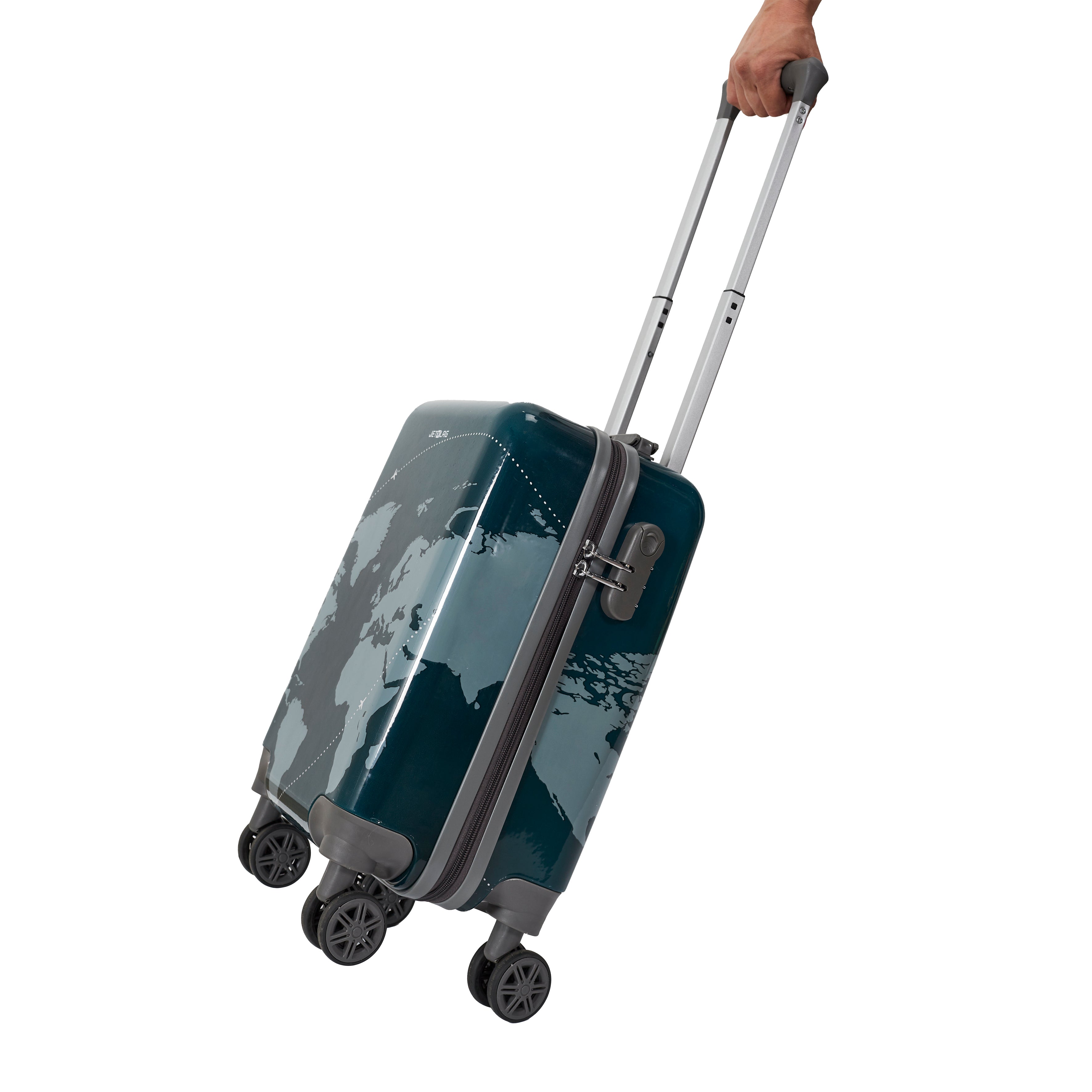 VALISE CABINE MONDE NOIR 24L