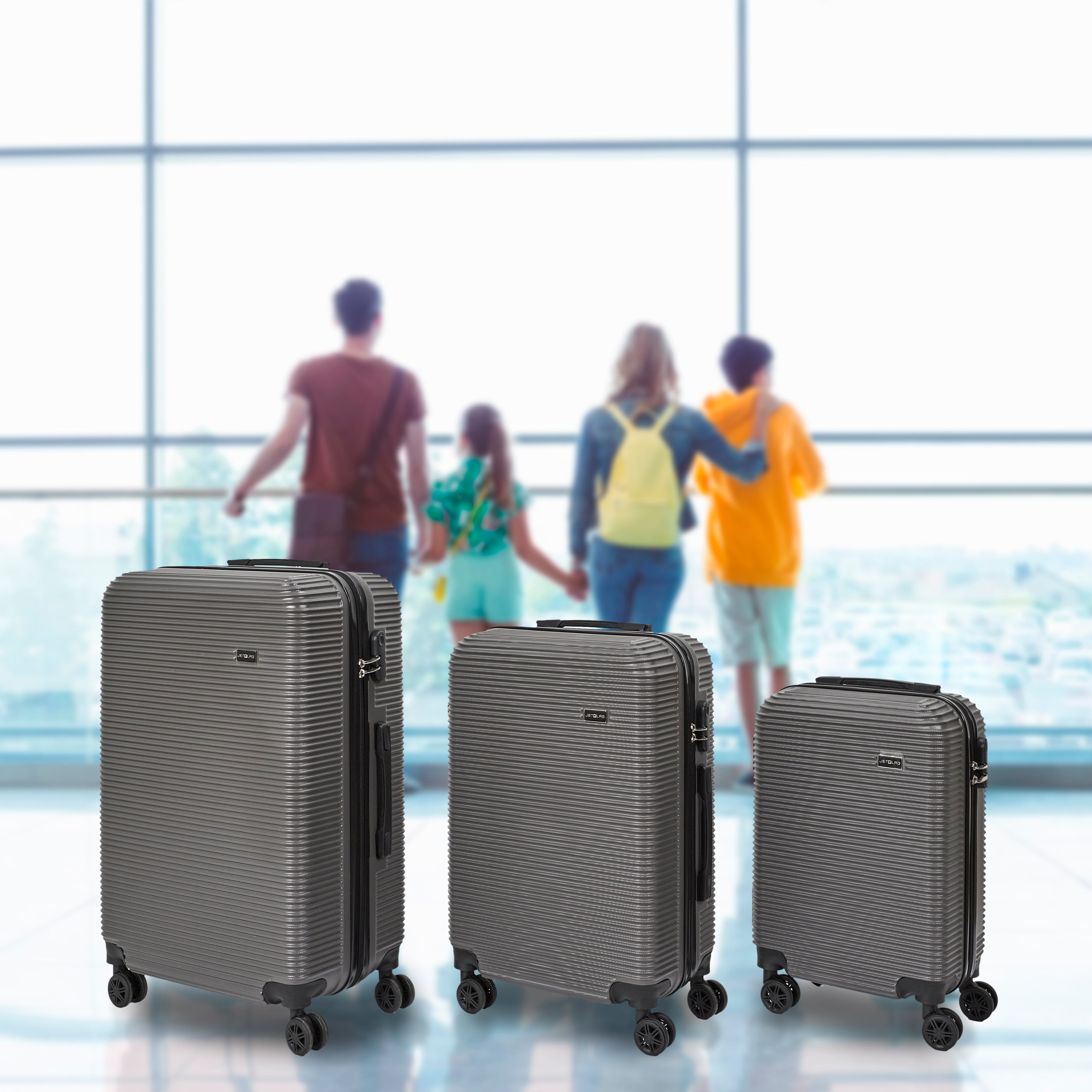 VALISE IBIZA GRISE X3 43L 68L 95L