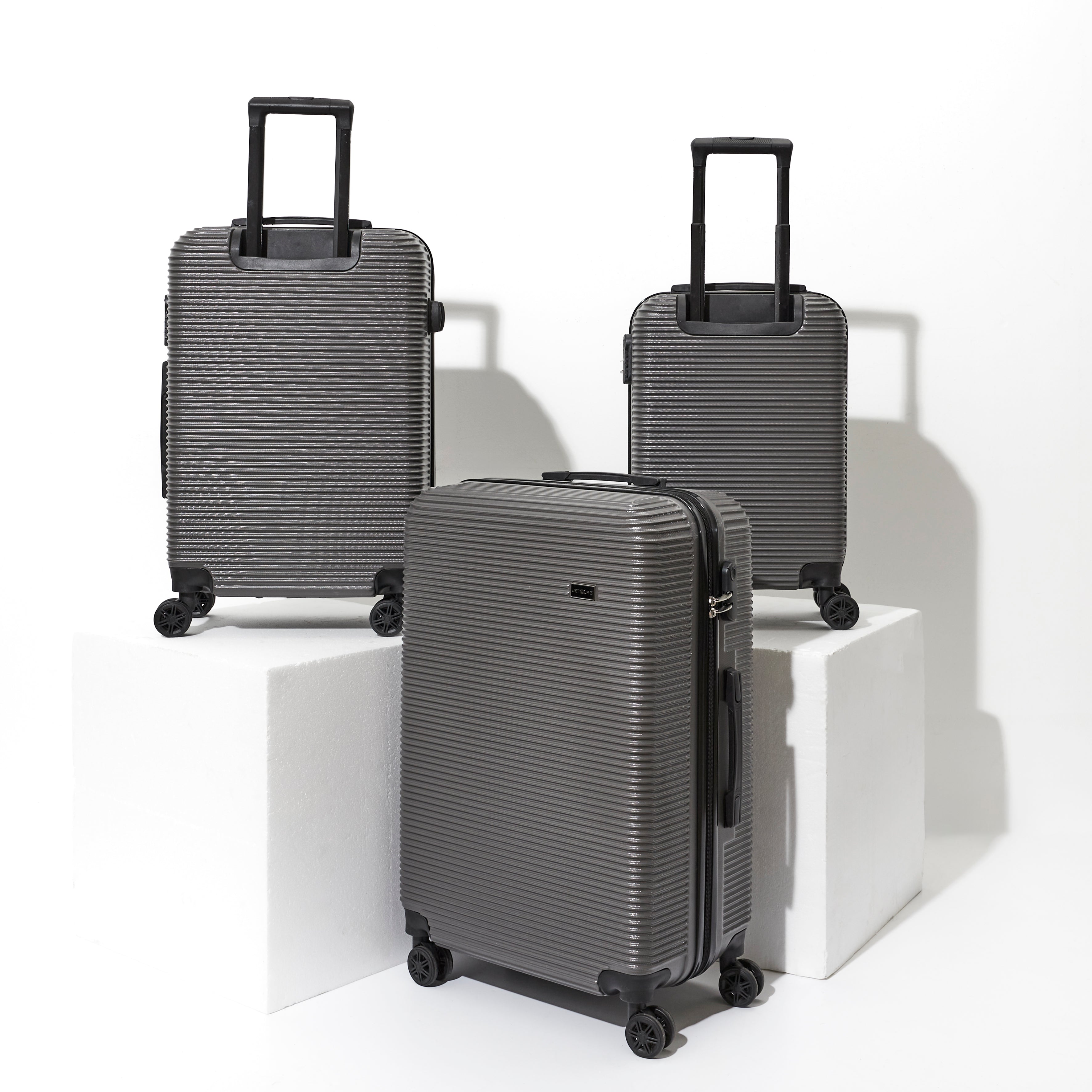VALISE IBIZA GRISE X3 43L 68L 95L