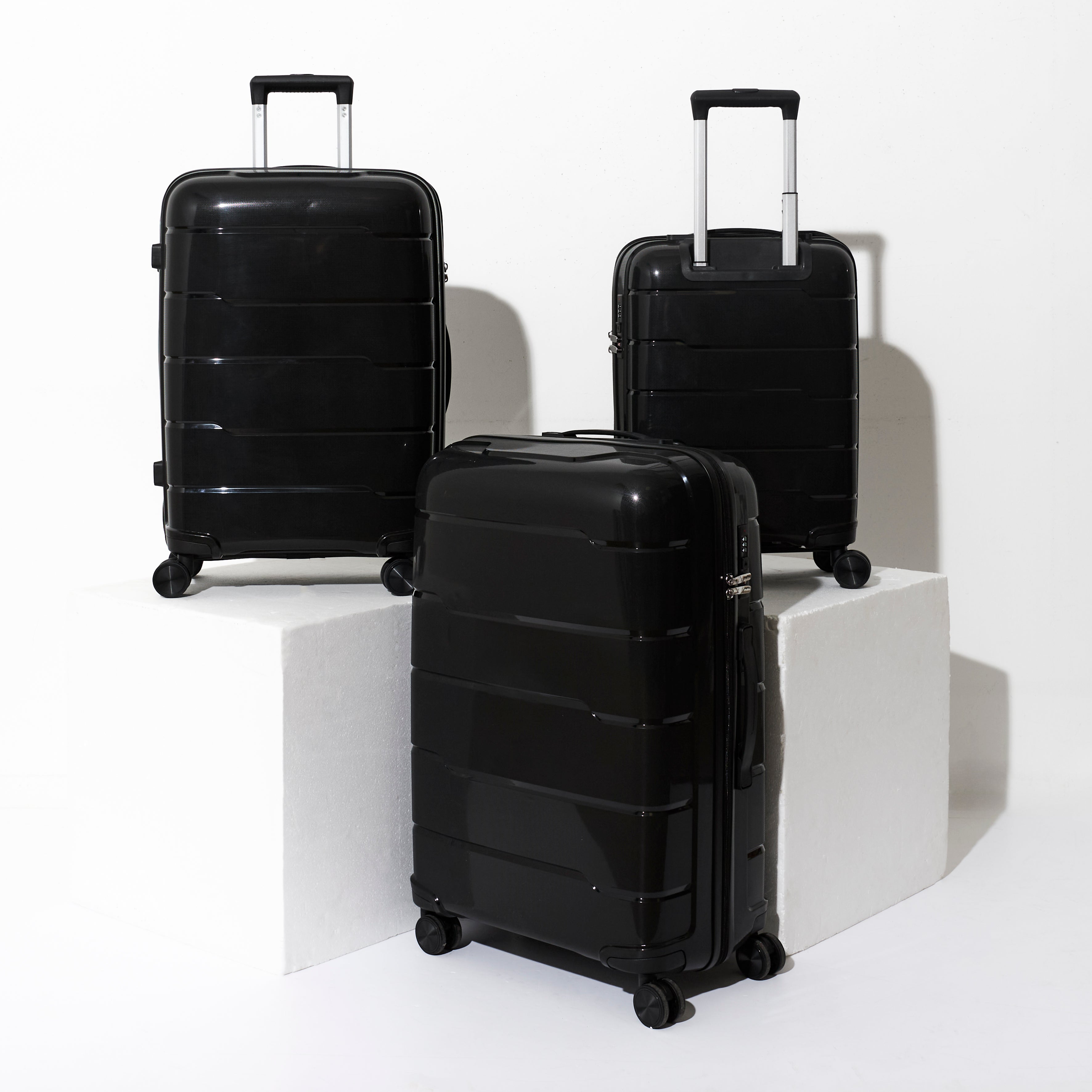 VALISE MADRID NOIR X3 38L 71L 107L