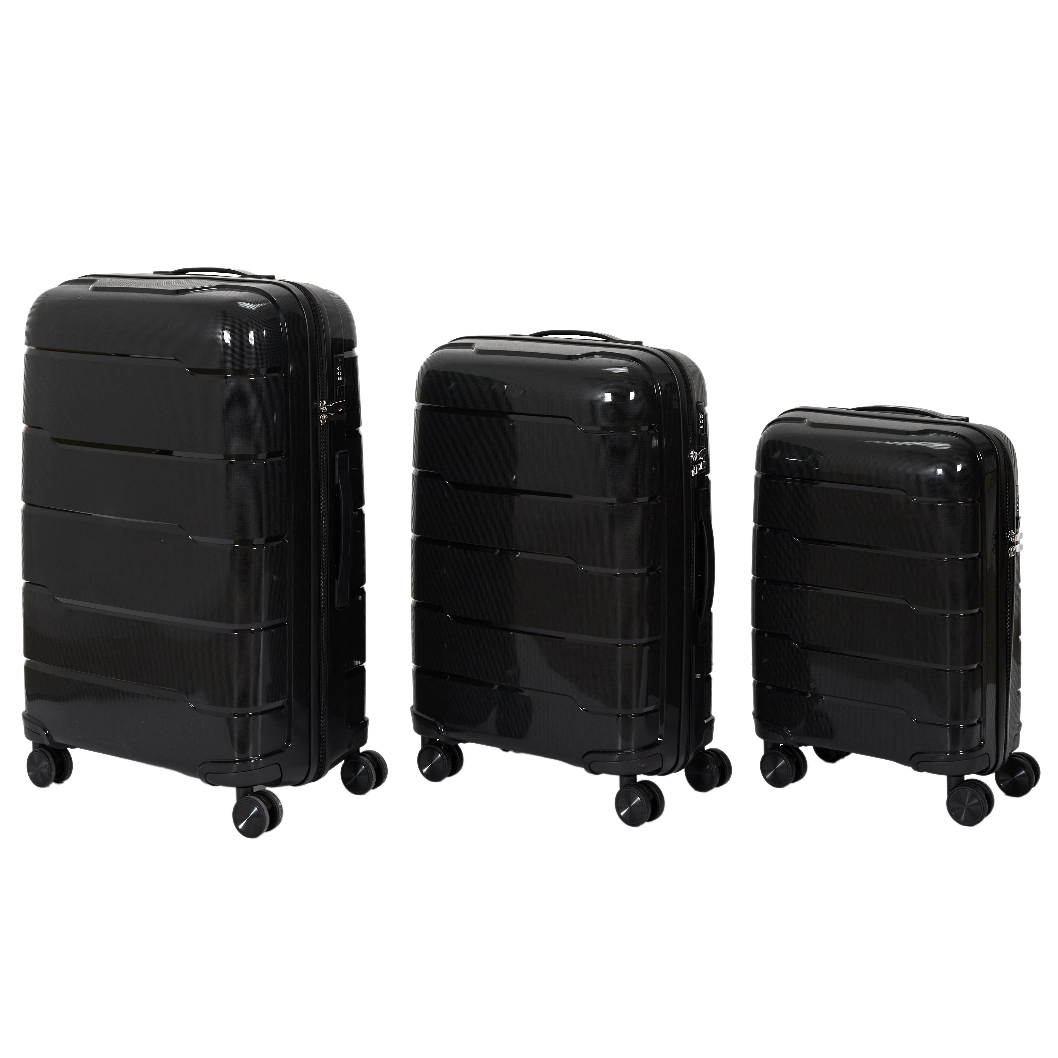 VALISE MADRID NOIR X3 38L 71L 107L