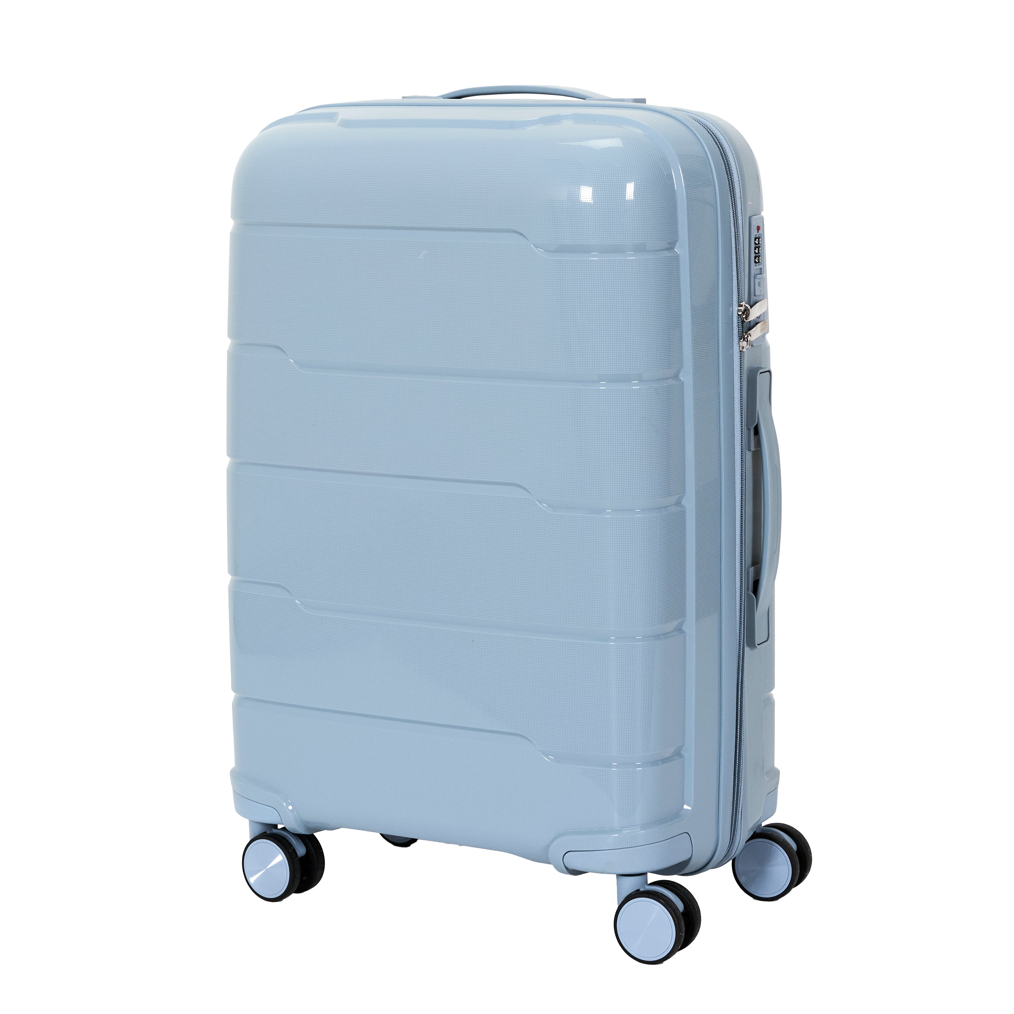 VALISE MADRID BLEU GRIS X3 38L 71L 107L