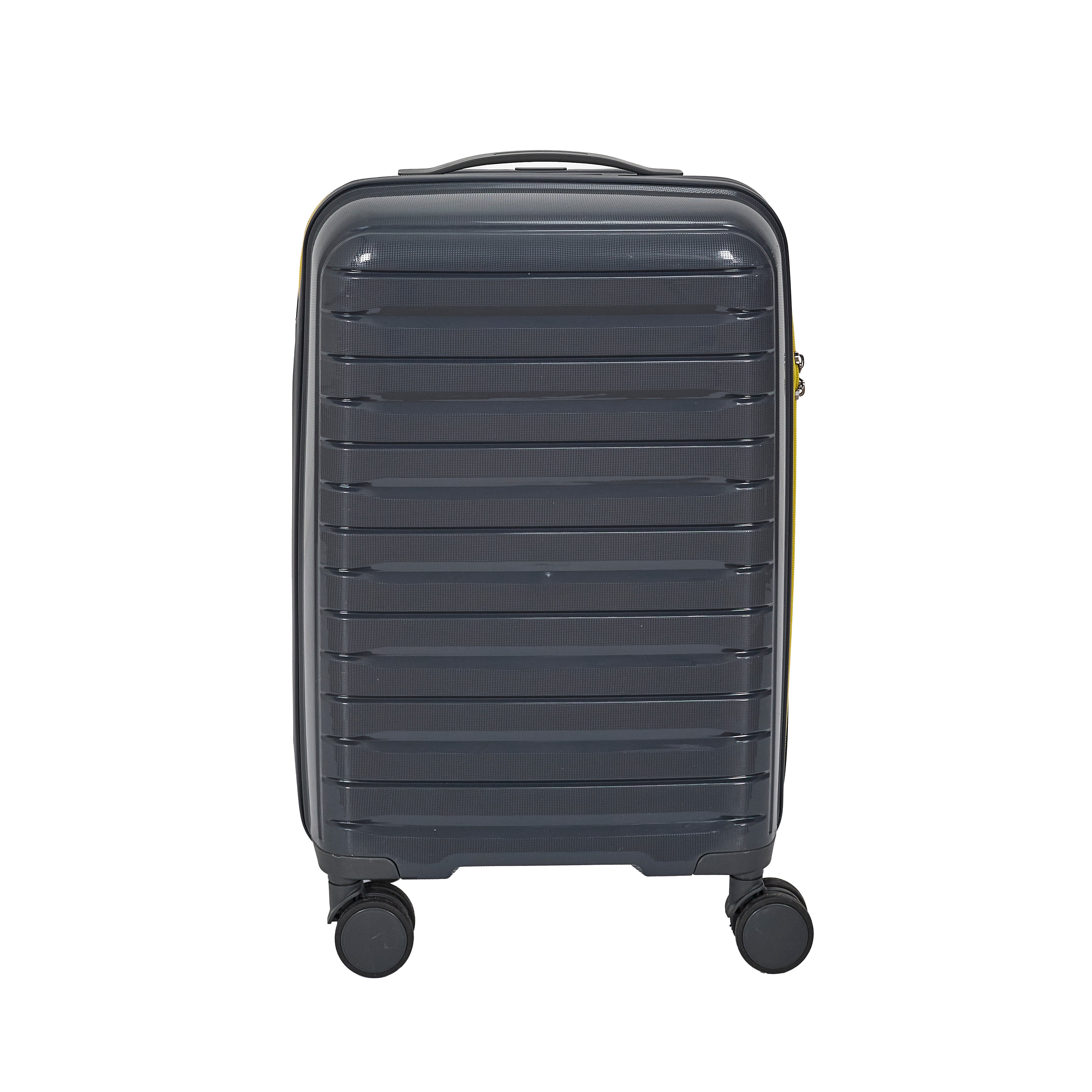 VALISE ROME GRIS ZIP JAUNE FLUO X3 36L 60L 86L
