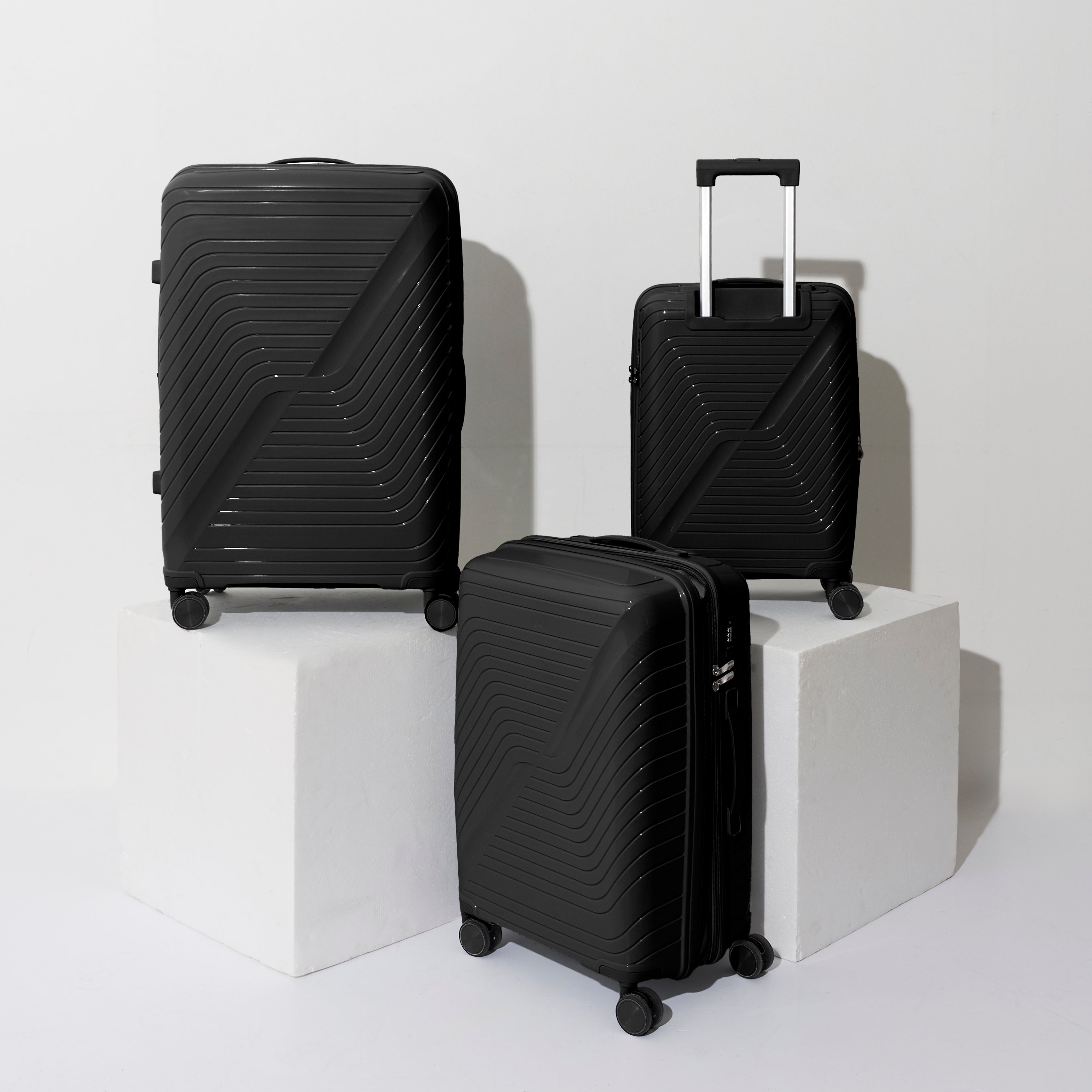 VALISE OSLO NOIR EXTENSIBLE X3 45L 68L 116L