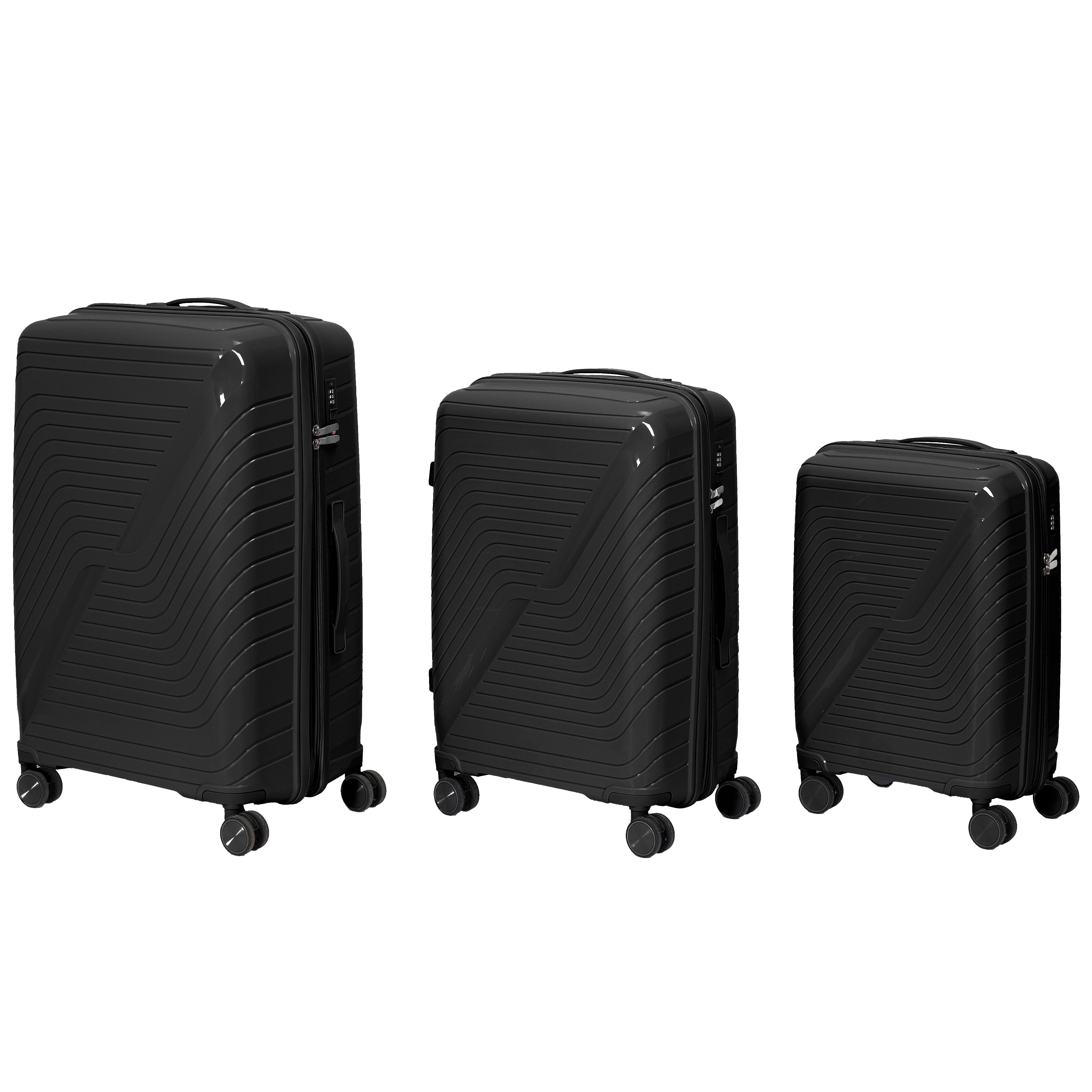 VALISE OSLO NOIR EXTENSIBLE X3 45L 68L 116L
