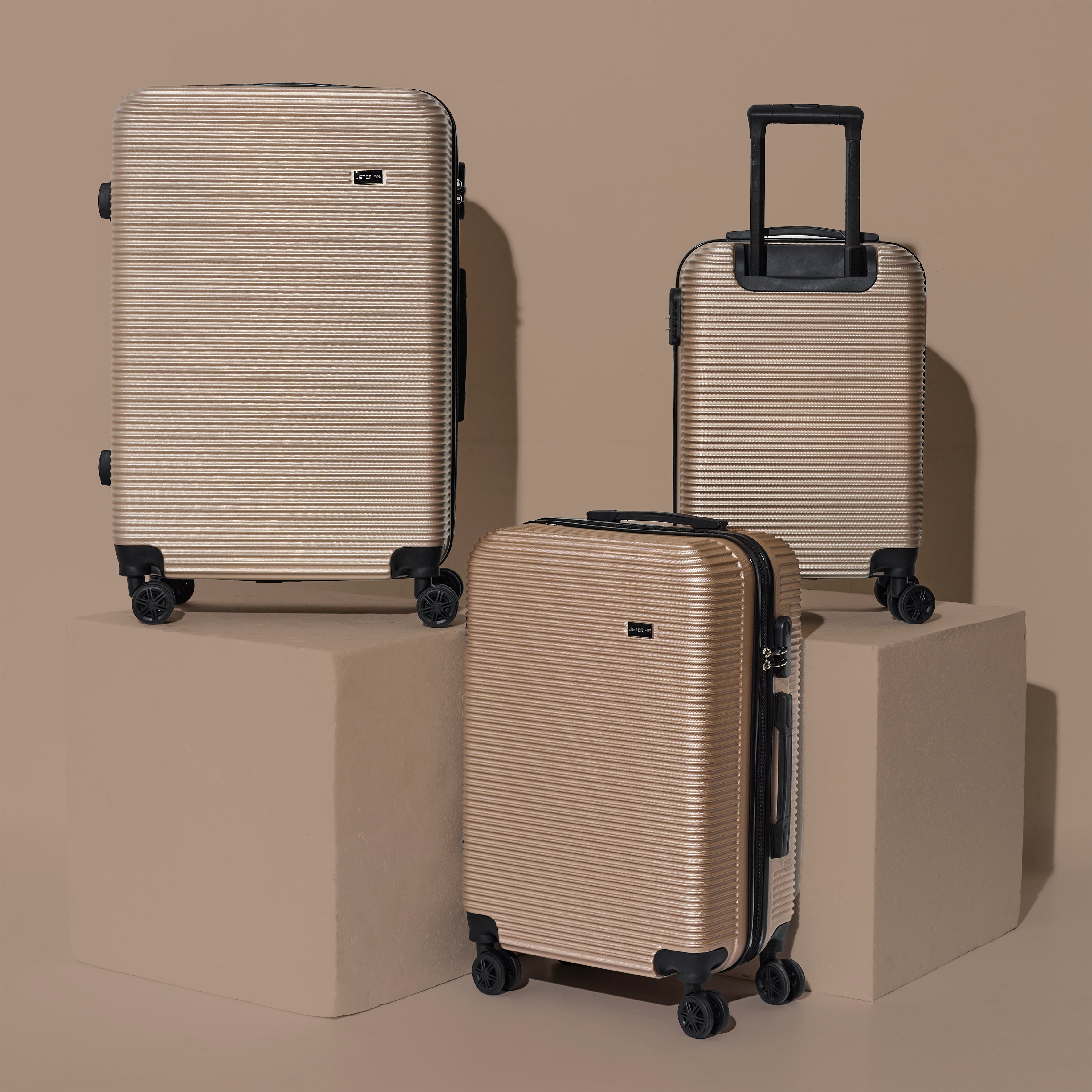 VALISE IBIZA CHAMPAGNE X3 43L 68L 95L