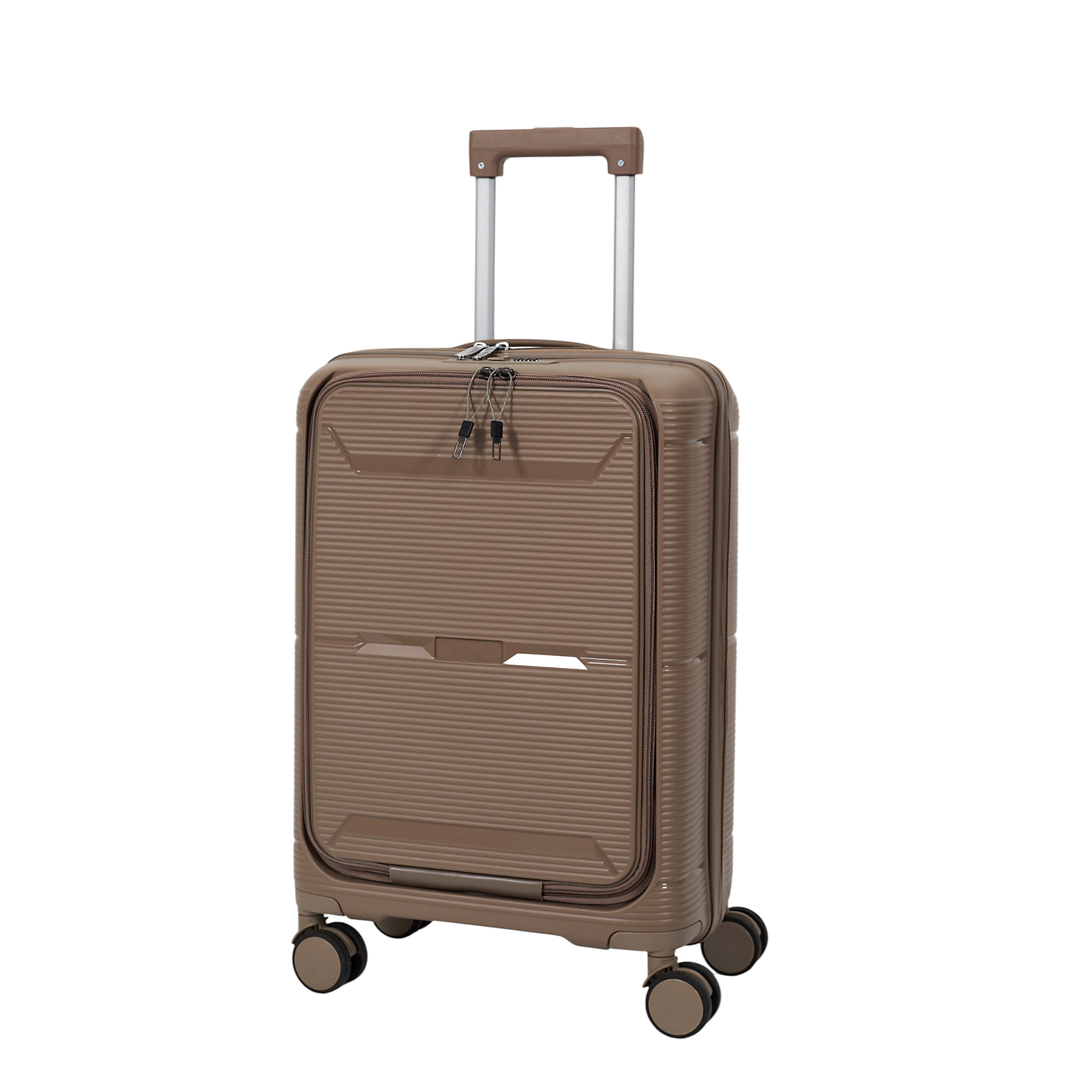 VALISE CABINE BEIGE OUVERTURE FRONTALE SYDNEY