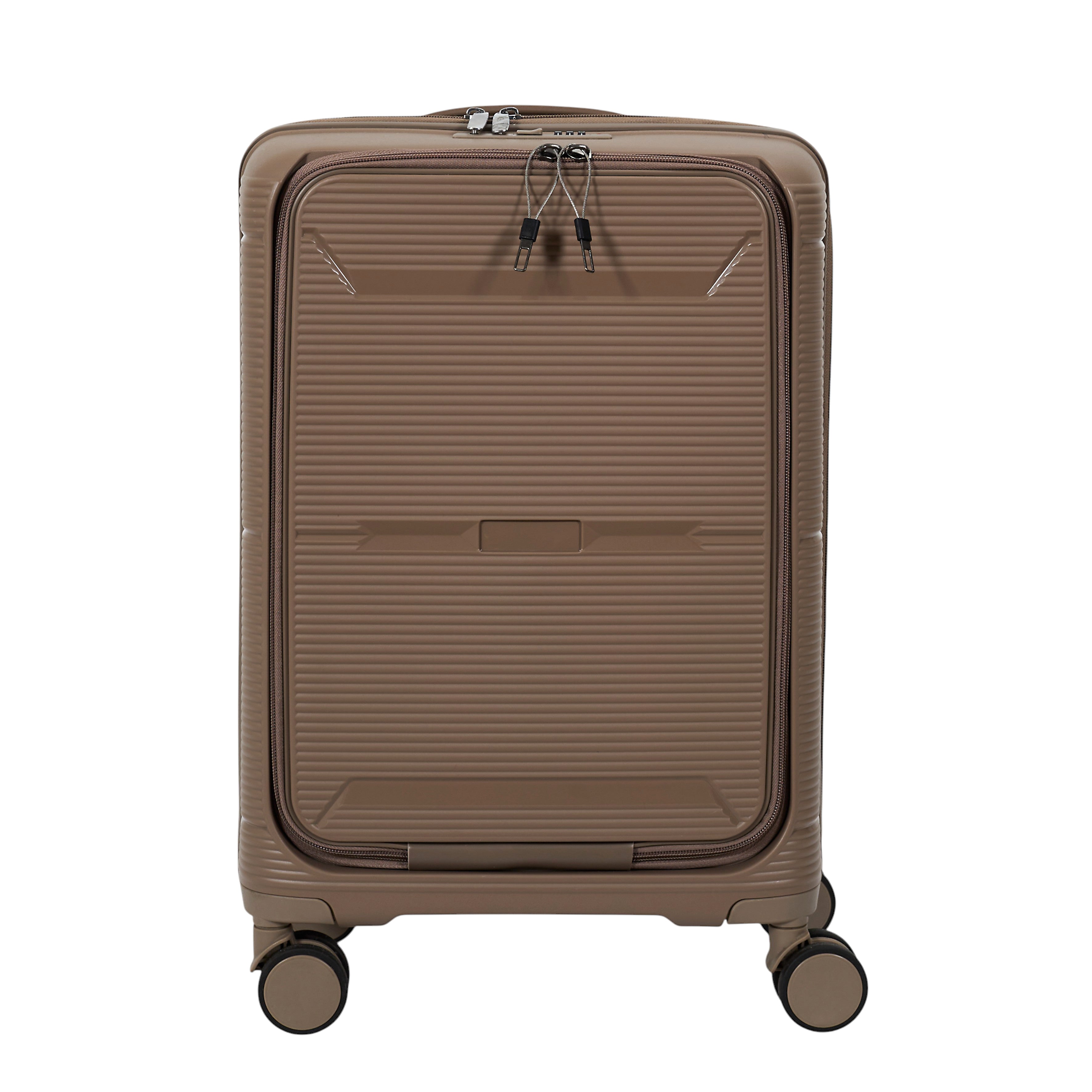 VALISE CABINE BEIGE OUVERTURE FRONTALE SYDNEY
