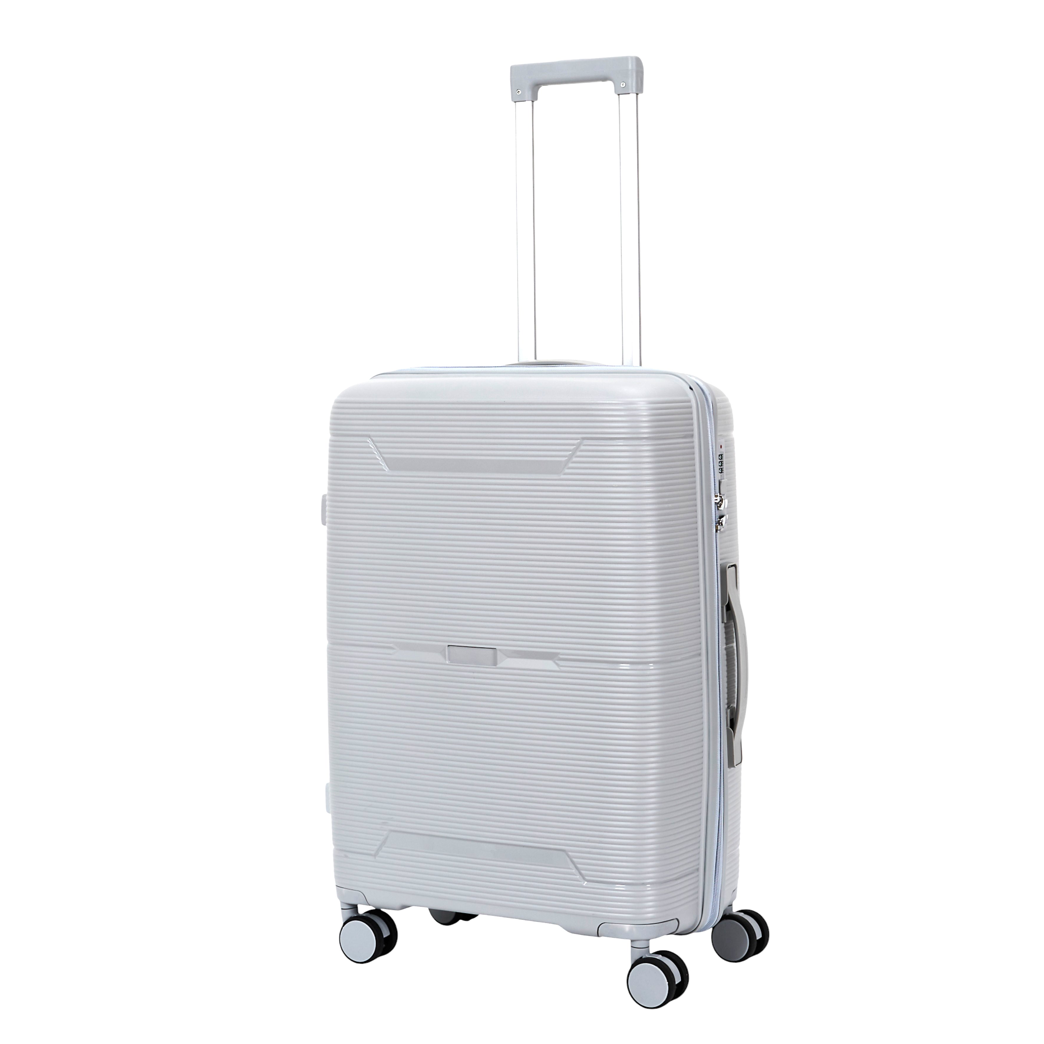 SET 3 VALISES GRISE OUVERTURE FRONTALE SYDNEY