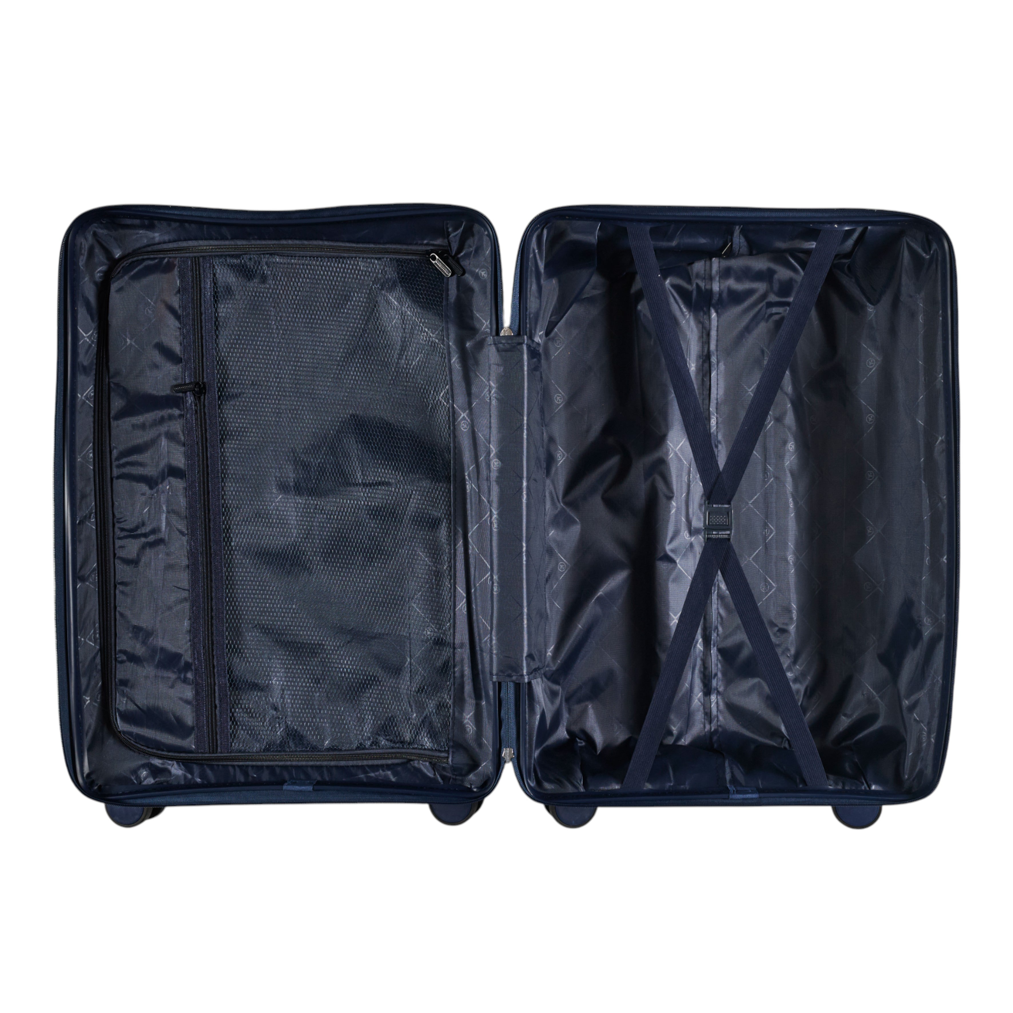 SET DE 3 VALISES NAVY OUVERTURE FRONTALE SYDNEY