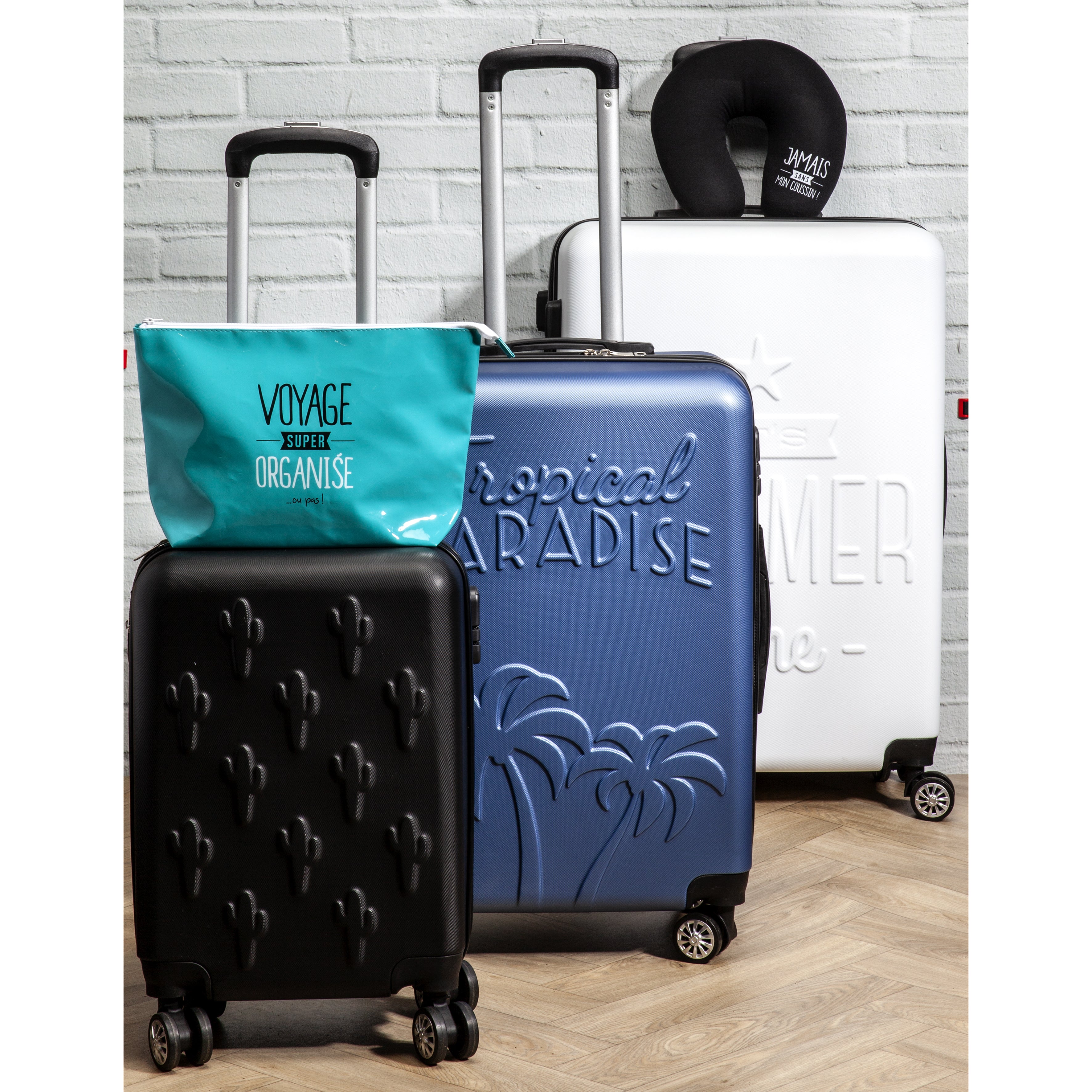 VALISE EMBOSSEE X3 28L 59L 100L