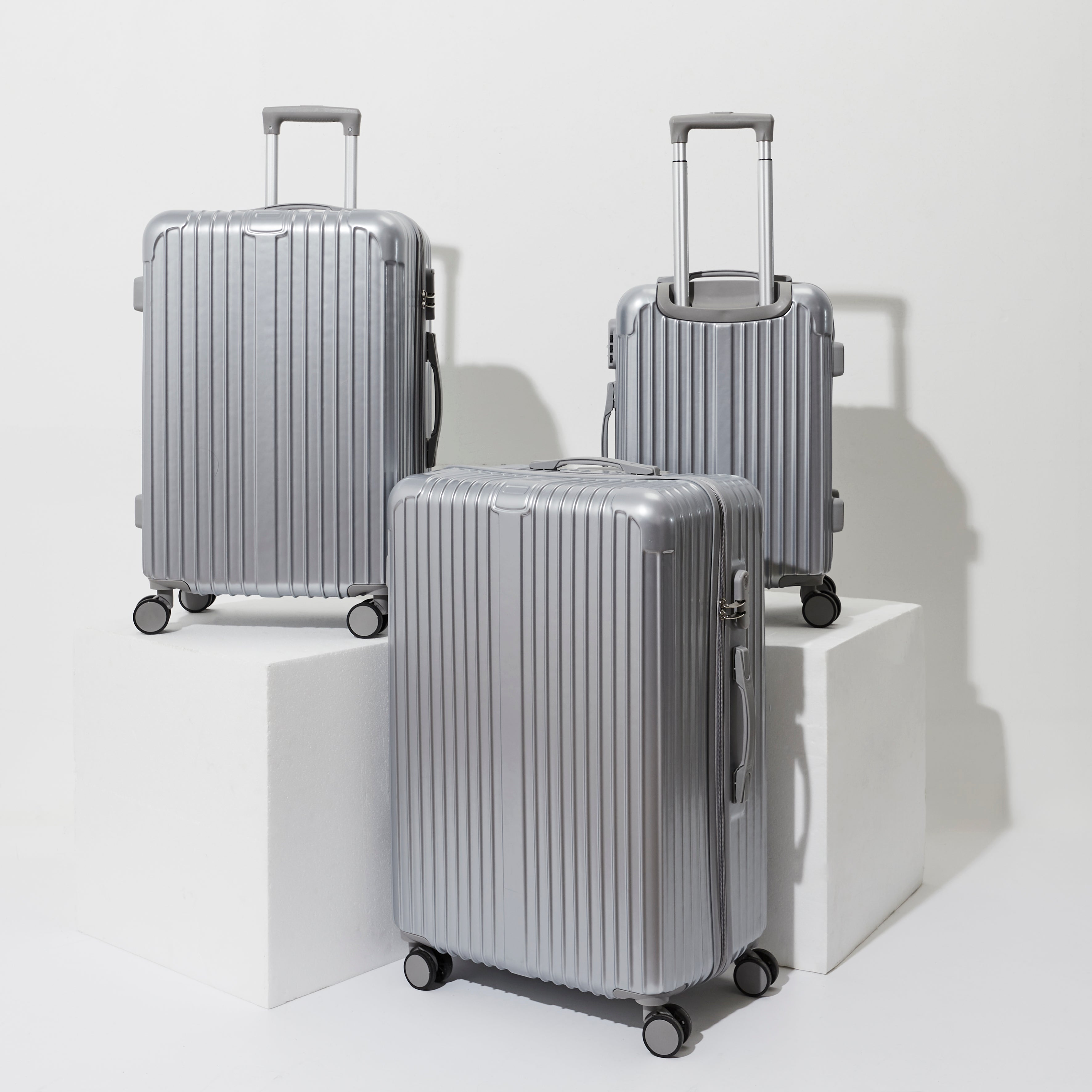 VALISE NEW YORK GRISE X3 49L 65L 105L