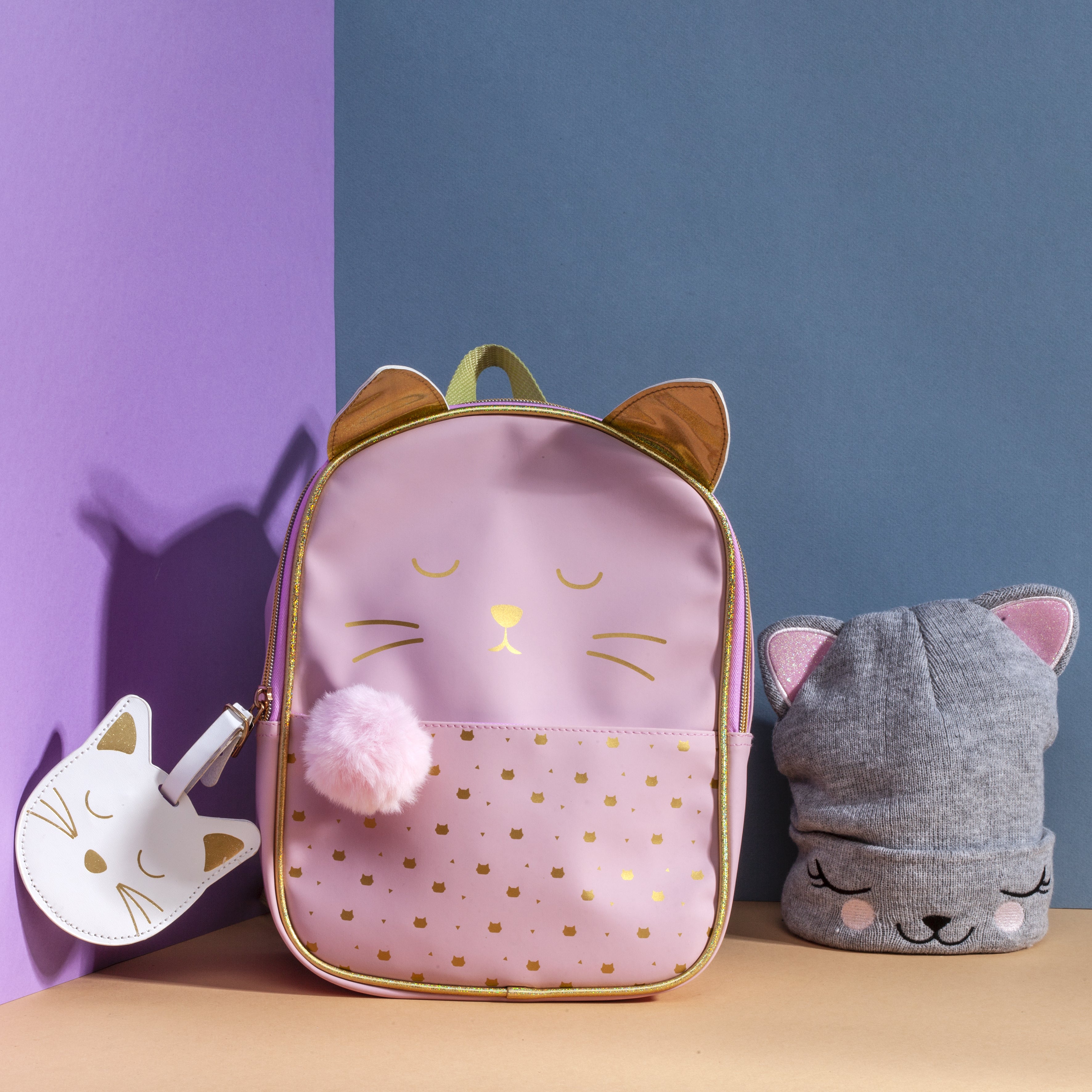 SAC A DOS CHAT ROSE