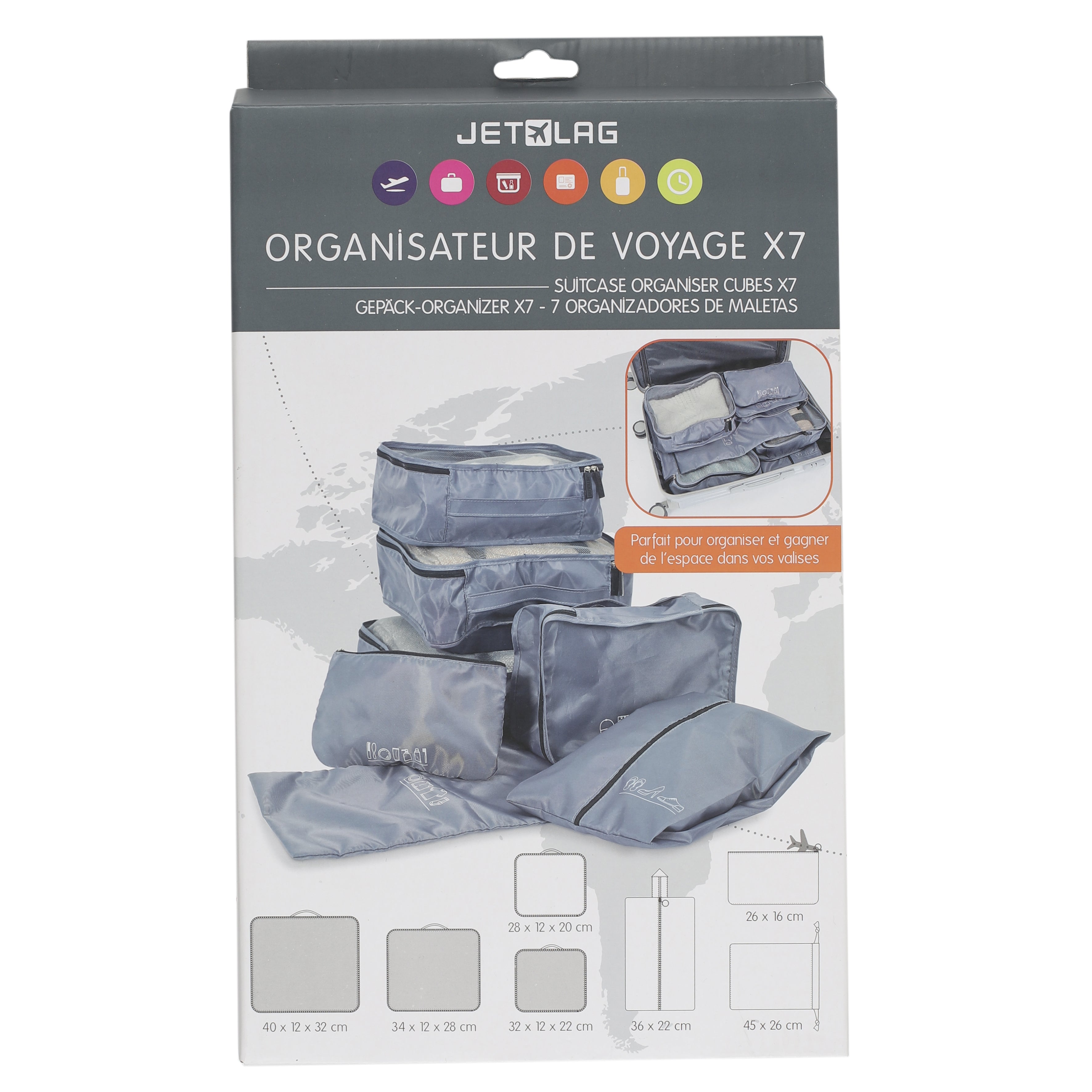 ORGANISATEUR DE VALISE X7